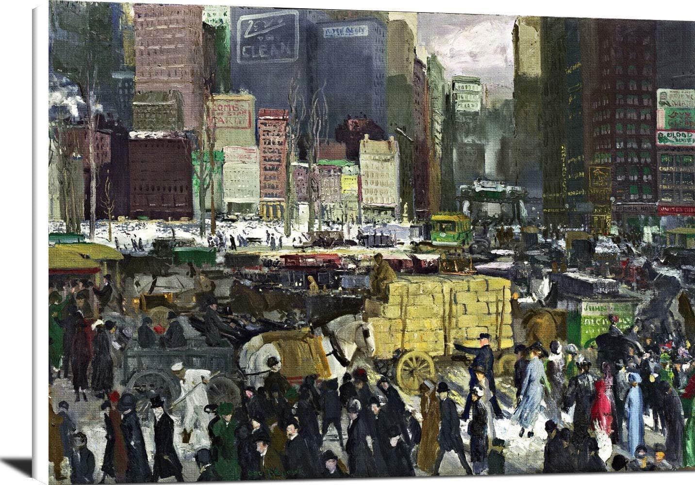 New York Painting George Wesley Bellows Canvas Art