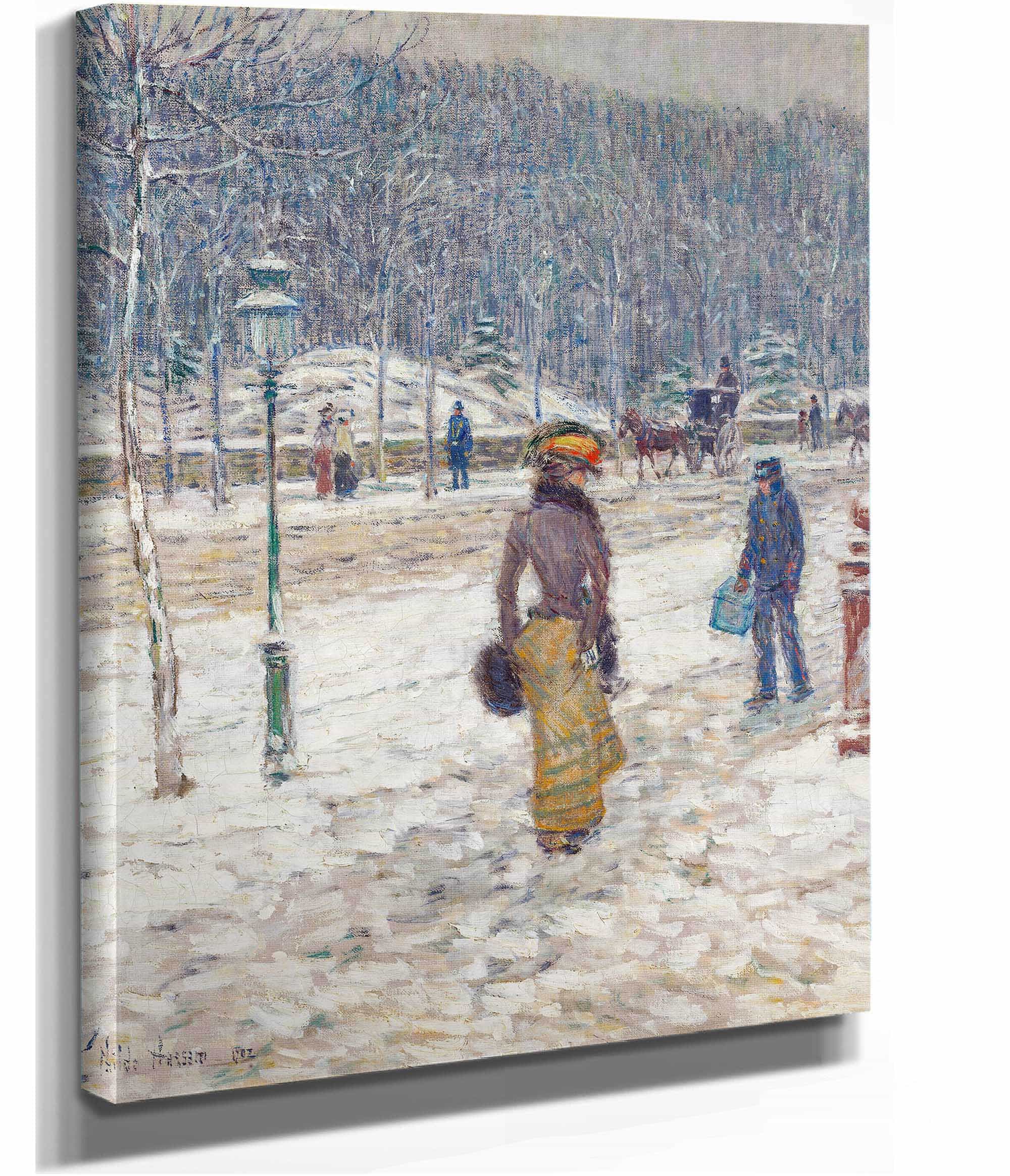 New York Street by Childe Hassam - Image 2