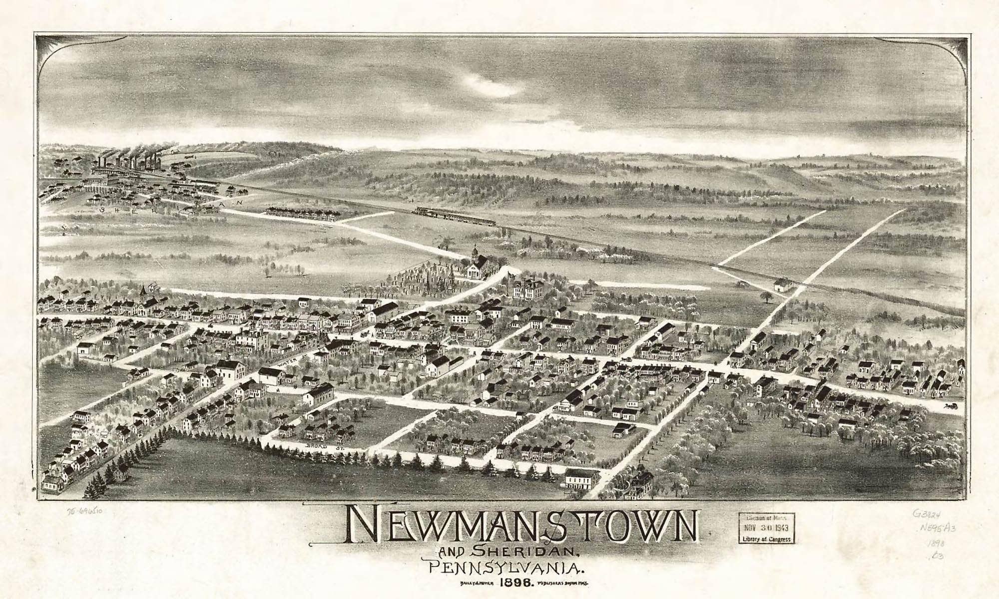 Newmanstown And Sheridan Pennsylvania 1898  State Of Pennsylvania - Image 7