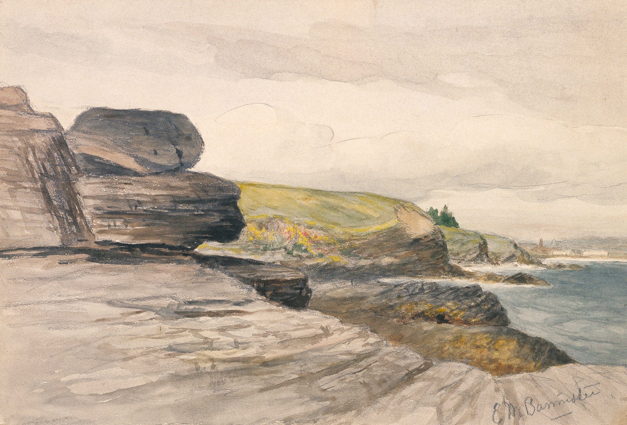 Newport Scene by Edward Mitchell Bannister - Image 2