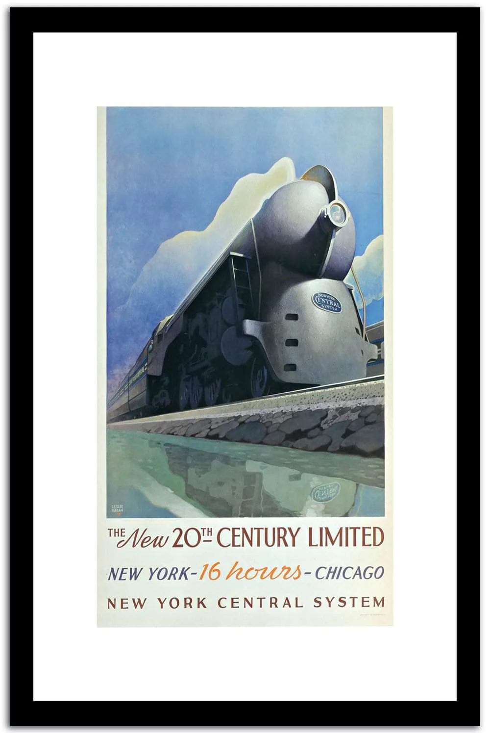 New York Central System Vintage Poster