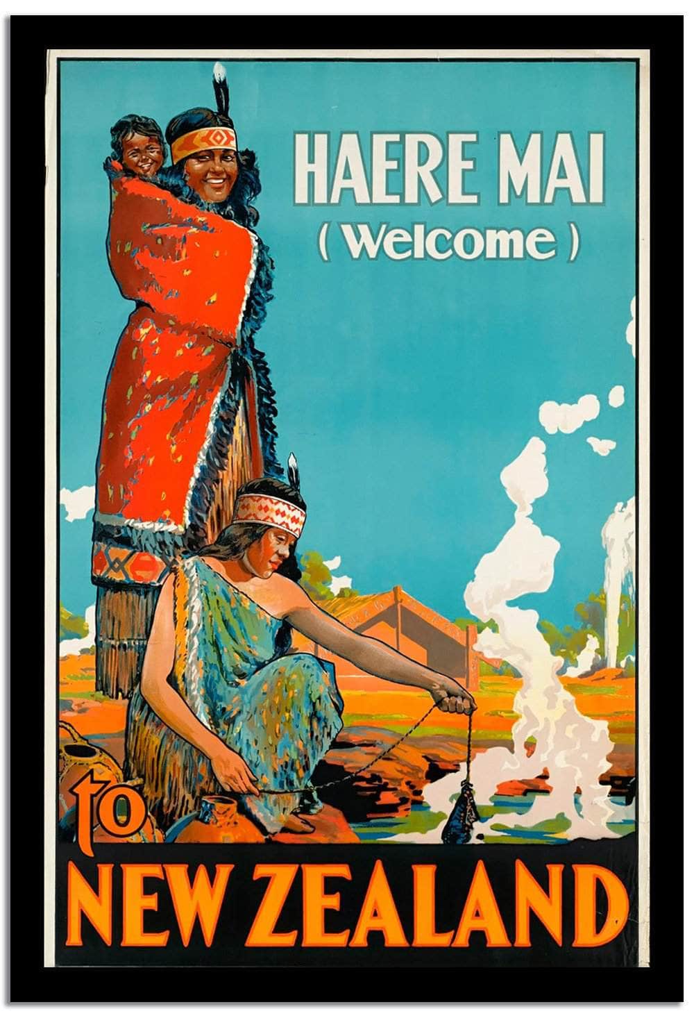 New Zealand  Vintage Poster - Image 2