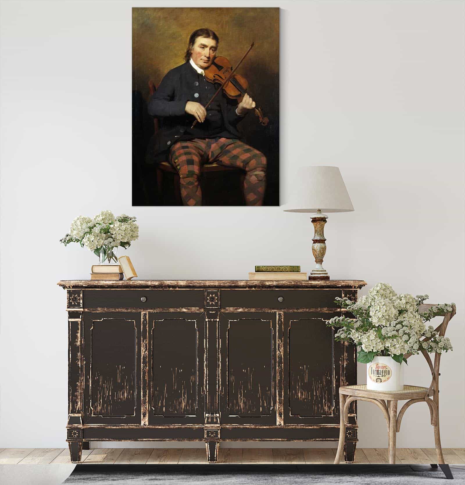 Niel Gow  Violinist And Composer by Sir Henry Raeburn - Image 4