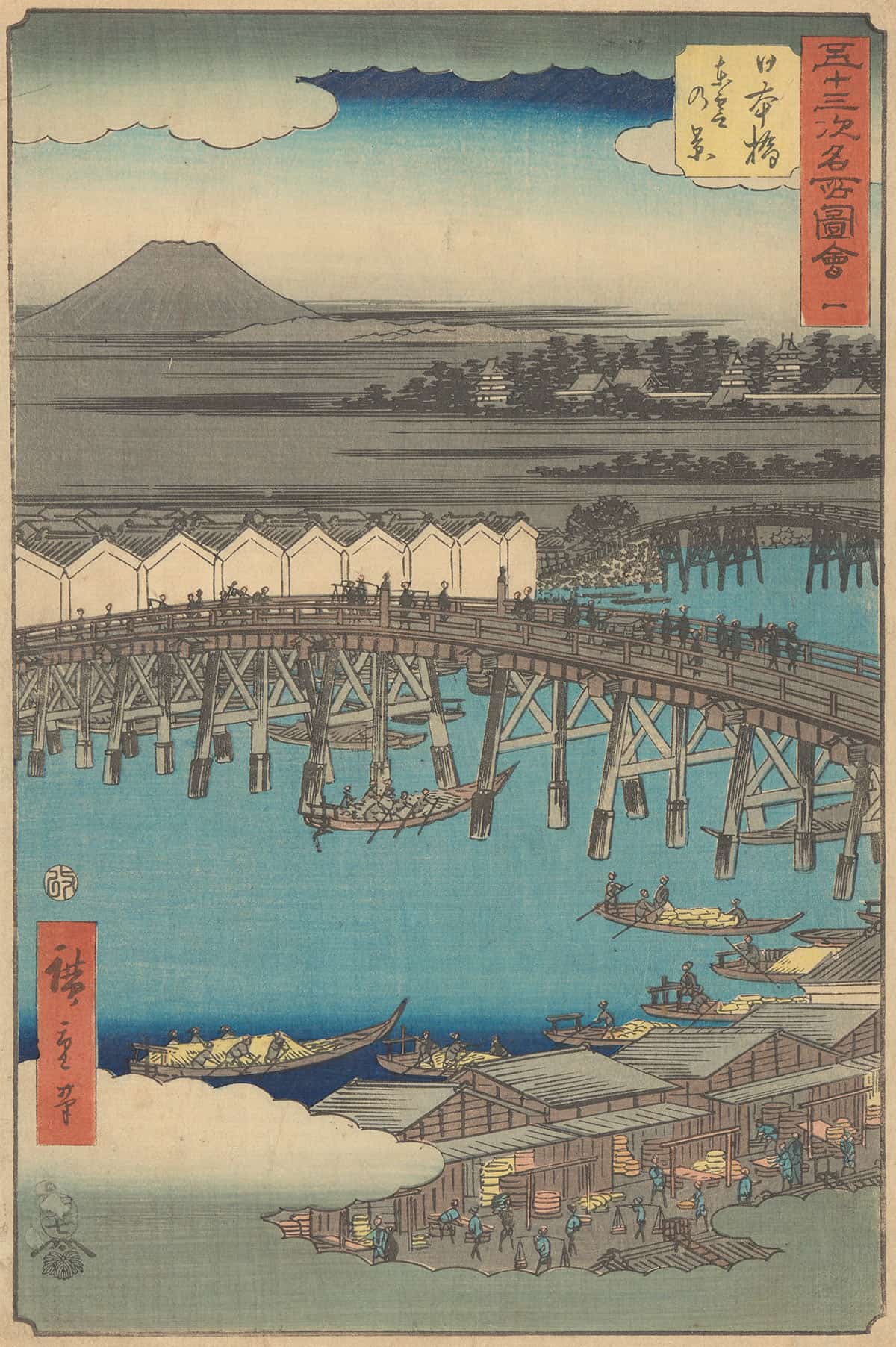 Nihonbashi by Ando Hiroshige - Image 3
