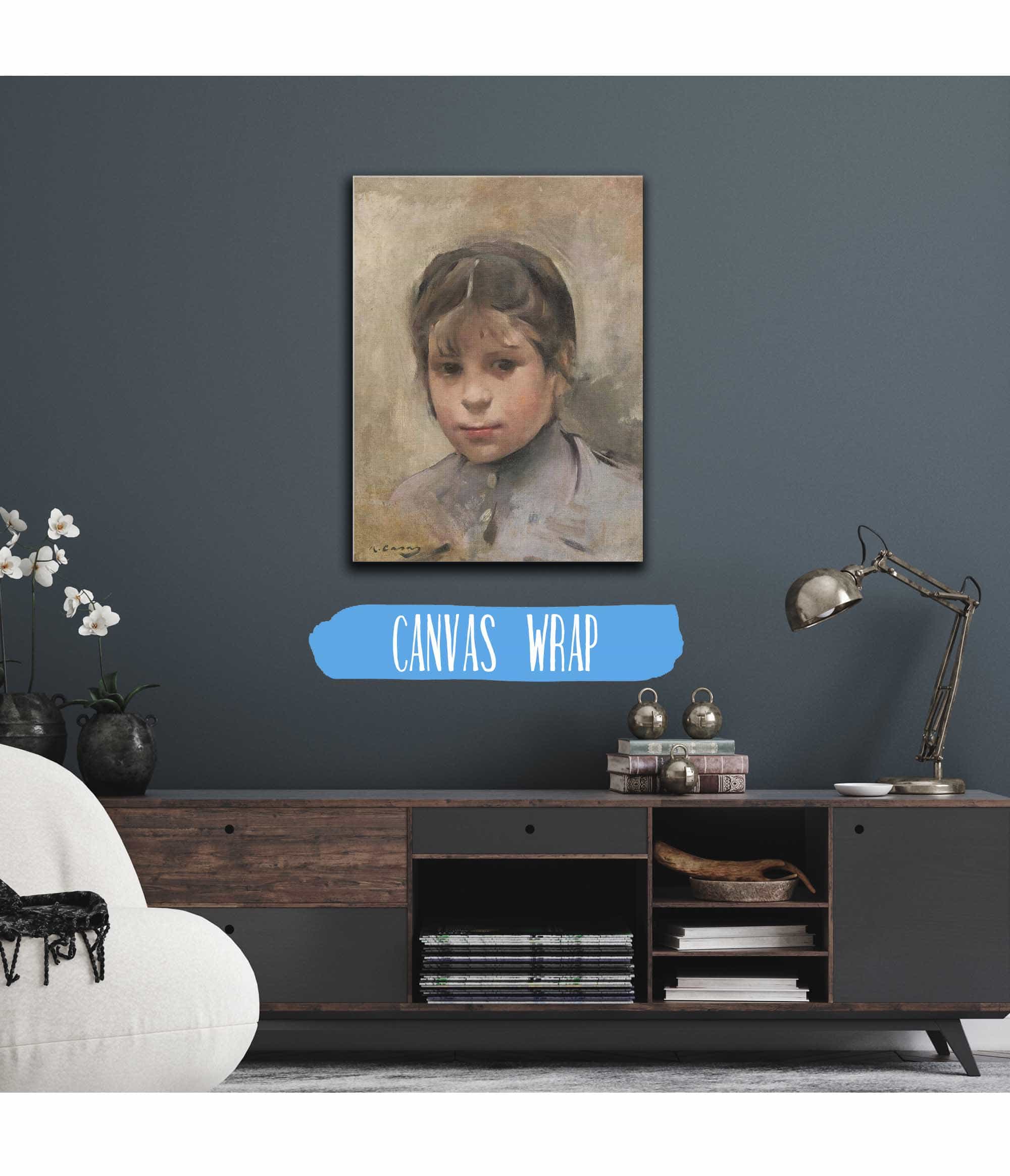 Nina Portrait Of A Girl by Ramon Casas - Image 3