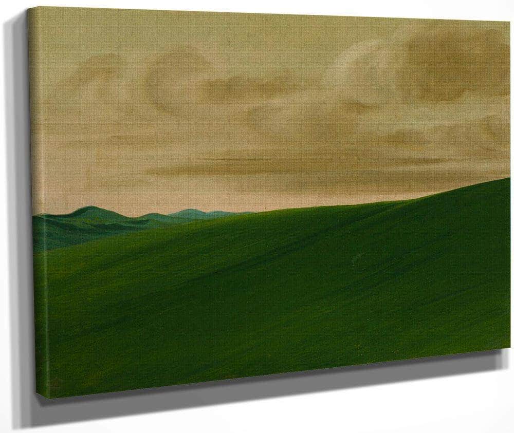 Nishnabottana Bluffs, Upper Missouri By George Catlin