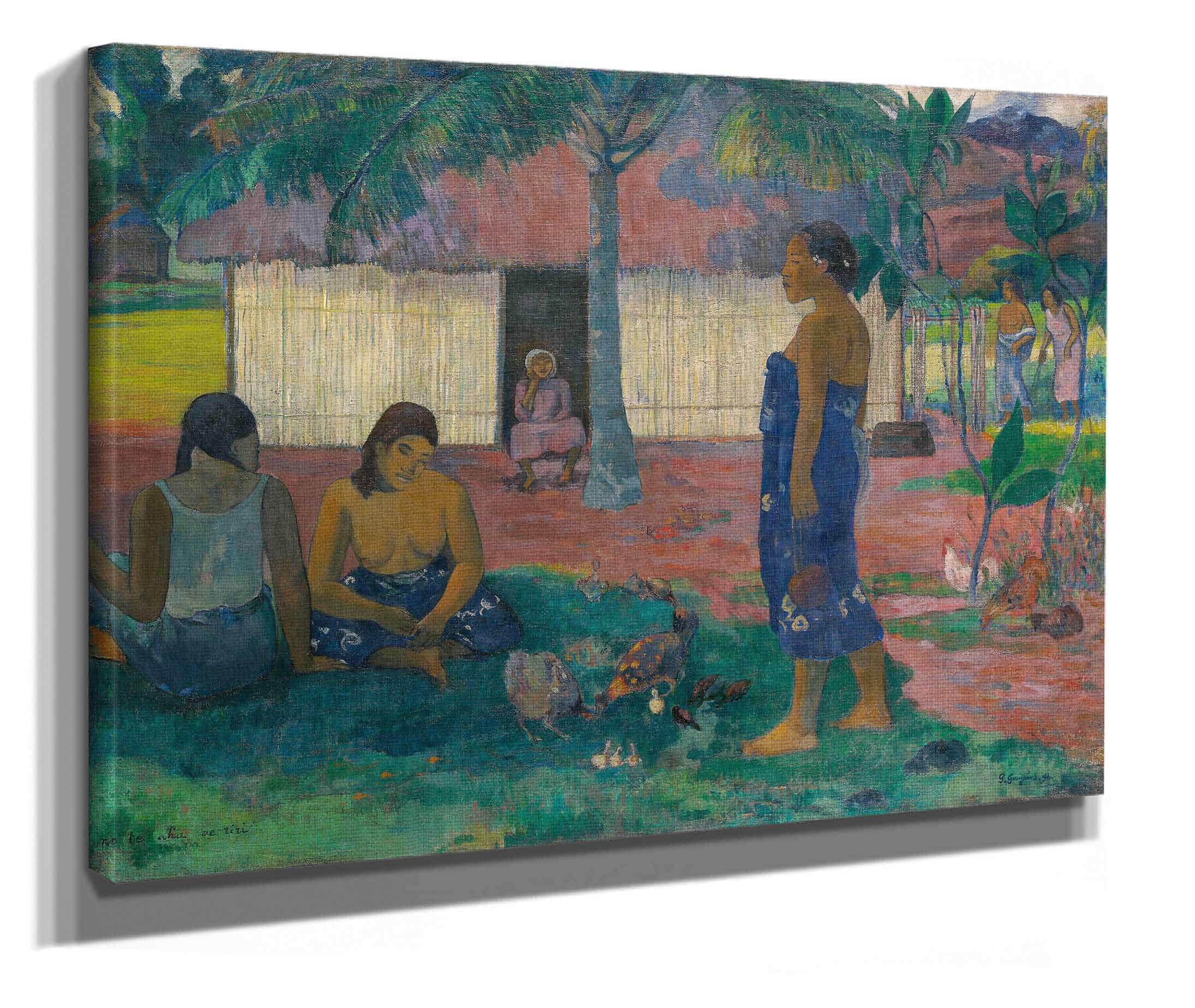 No Te Aha Oe Riri Why Are You Angry by Paul Gauguin - Image 2
