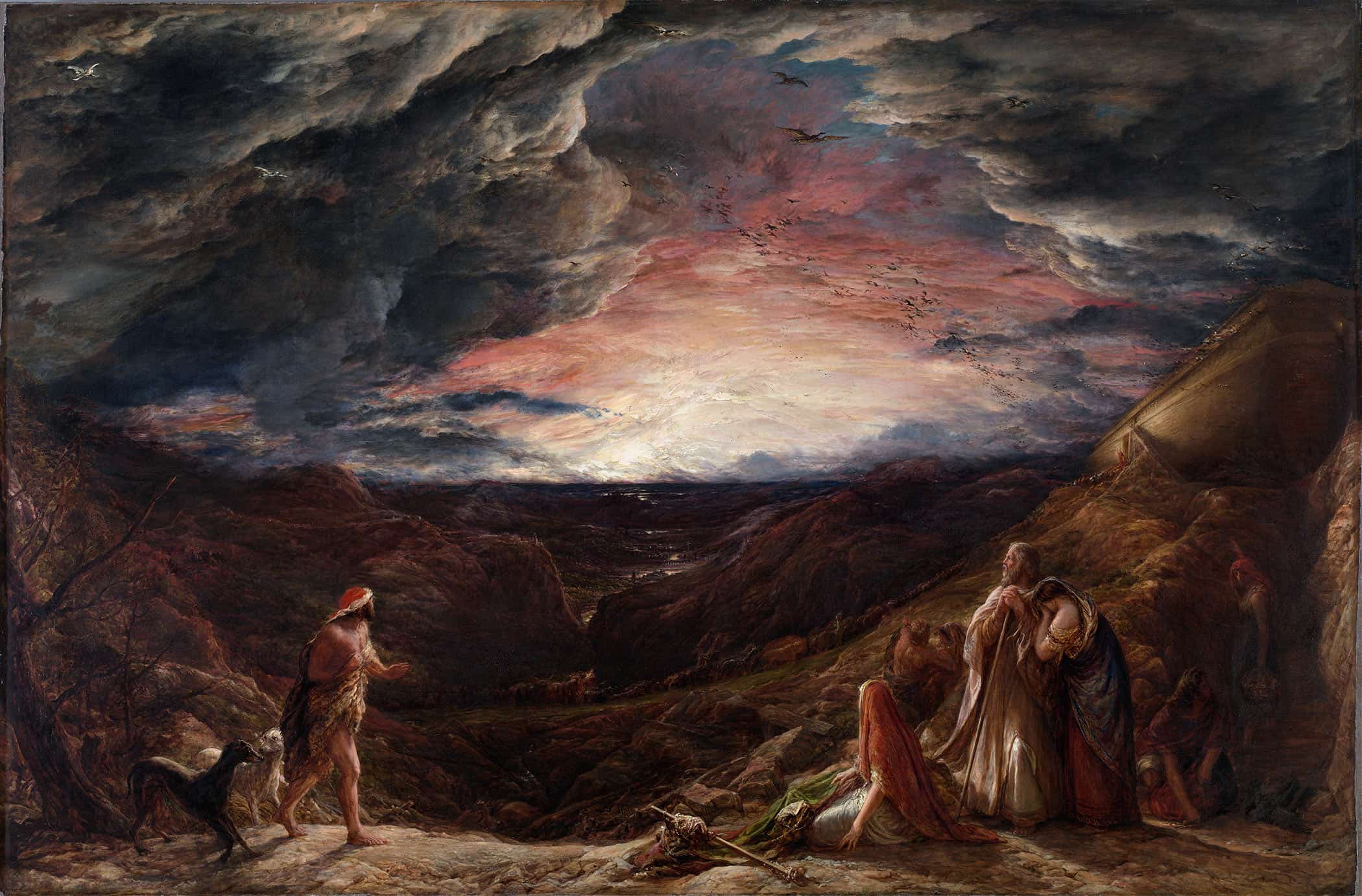 Noah The Eve Of The Deluge by John Linnell - Image 2