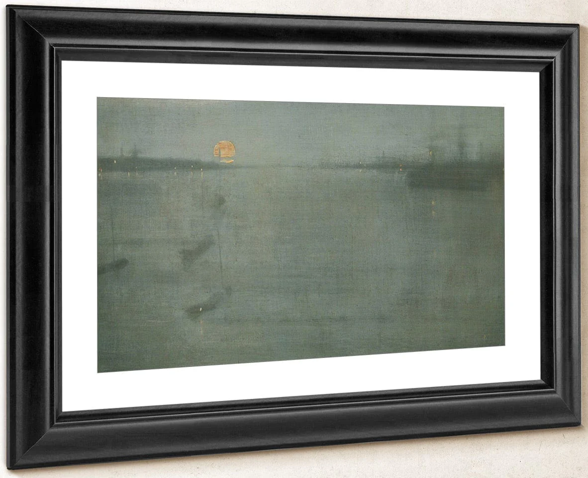 Nocturne Blue And Gold Southampton Water By James McNeill Whistler - Image 2