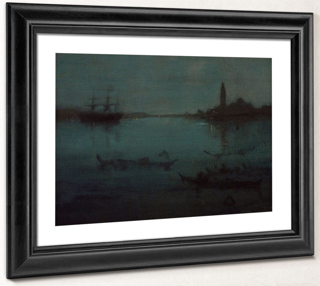 Nocturne In Blue And Silver The Lagoon, Venice By James Mcneill Whistler - Image 2