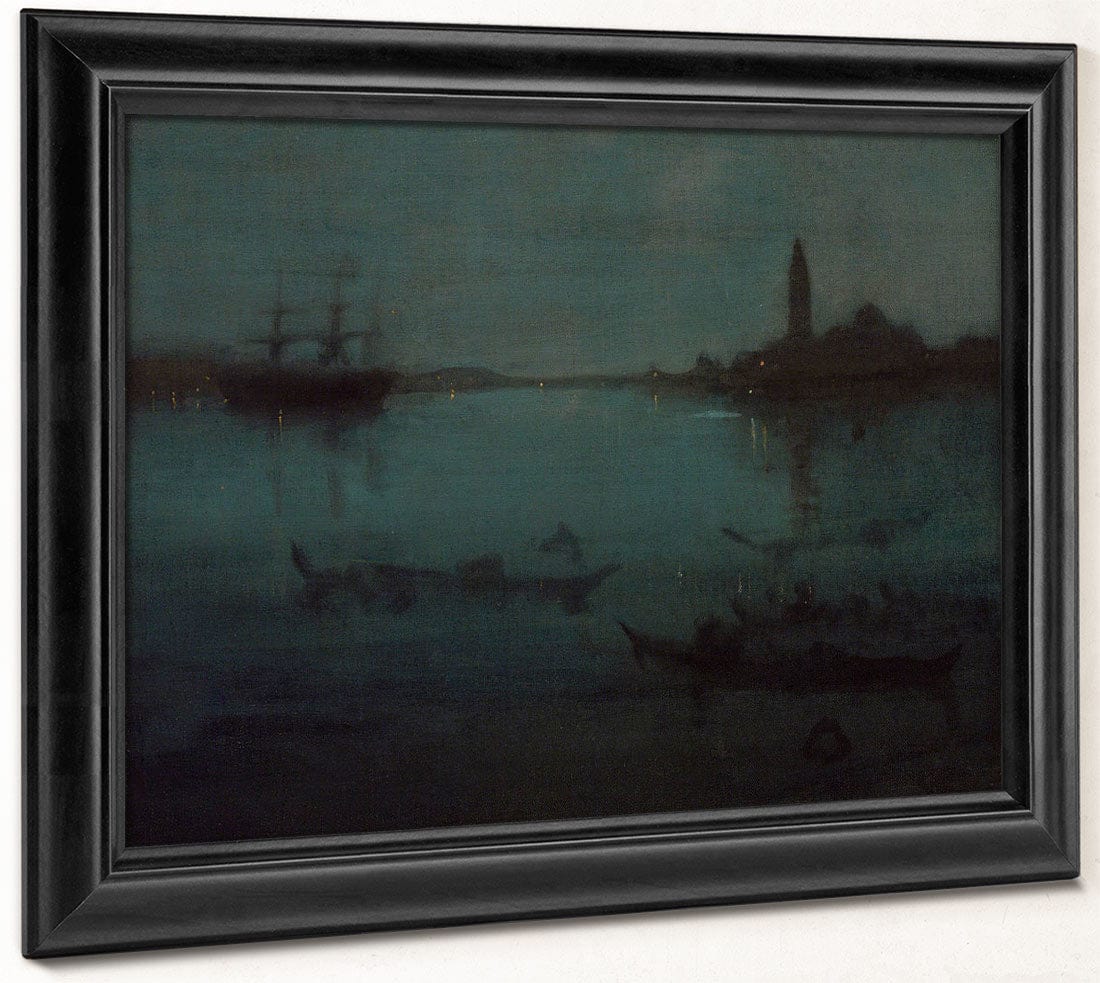 Nocturne In Blue And Silver The Lagoon, Venice By James Mcneill Whistler - Image 6
