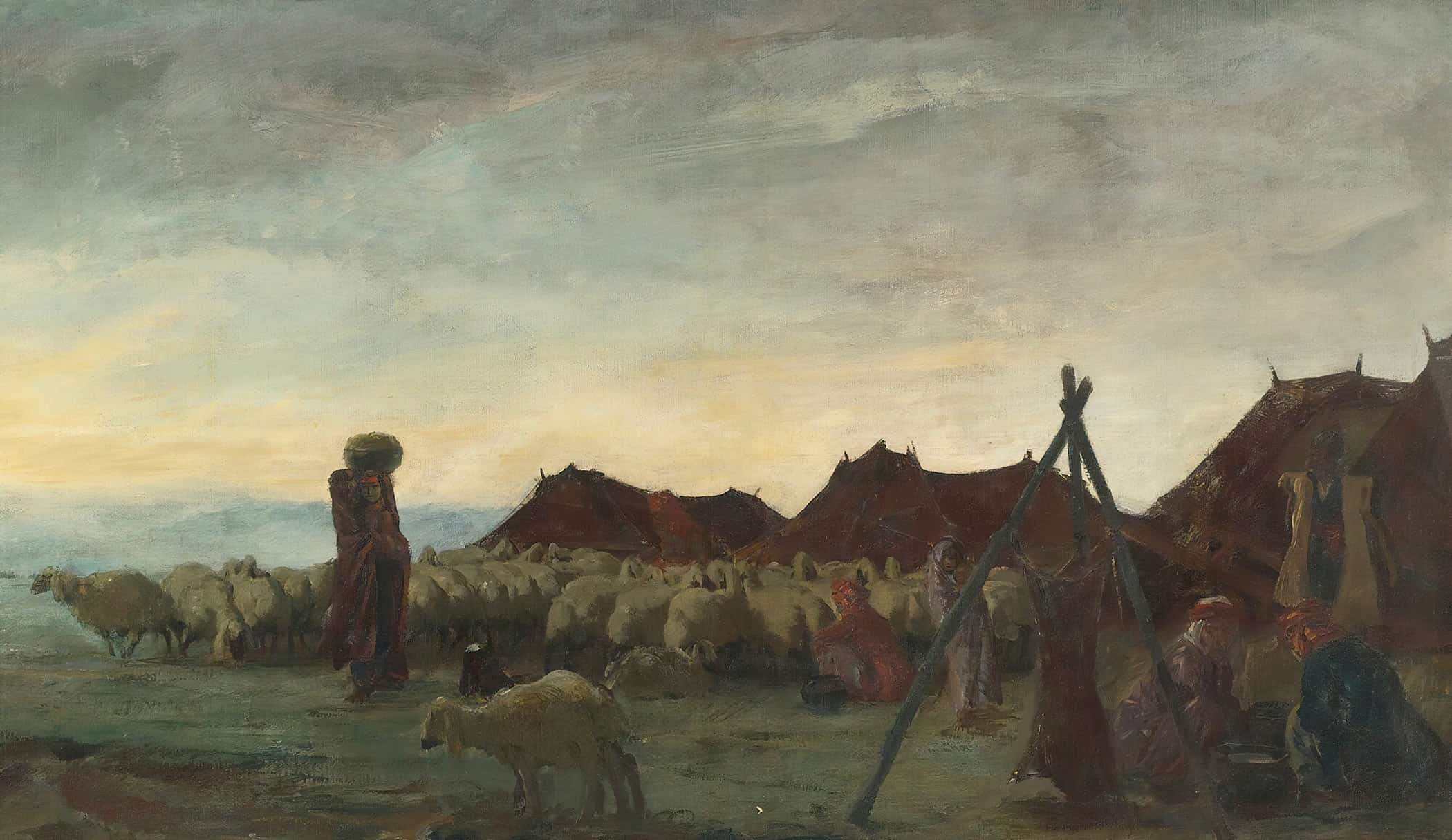 Nomads In The Region Of Meshed By Alexander Evgenievich Yakovlev - Image 2