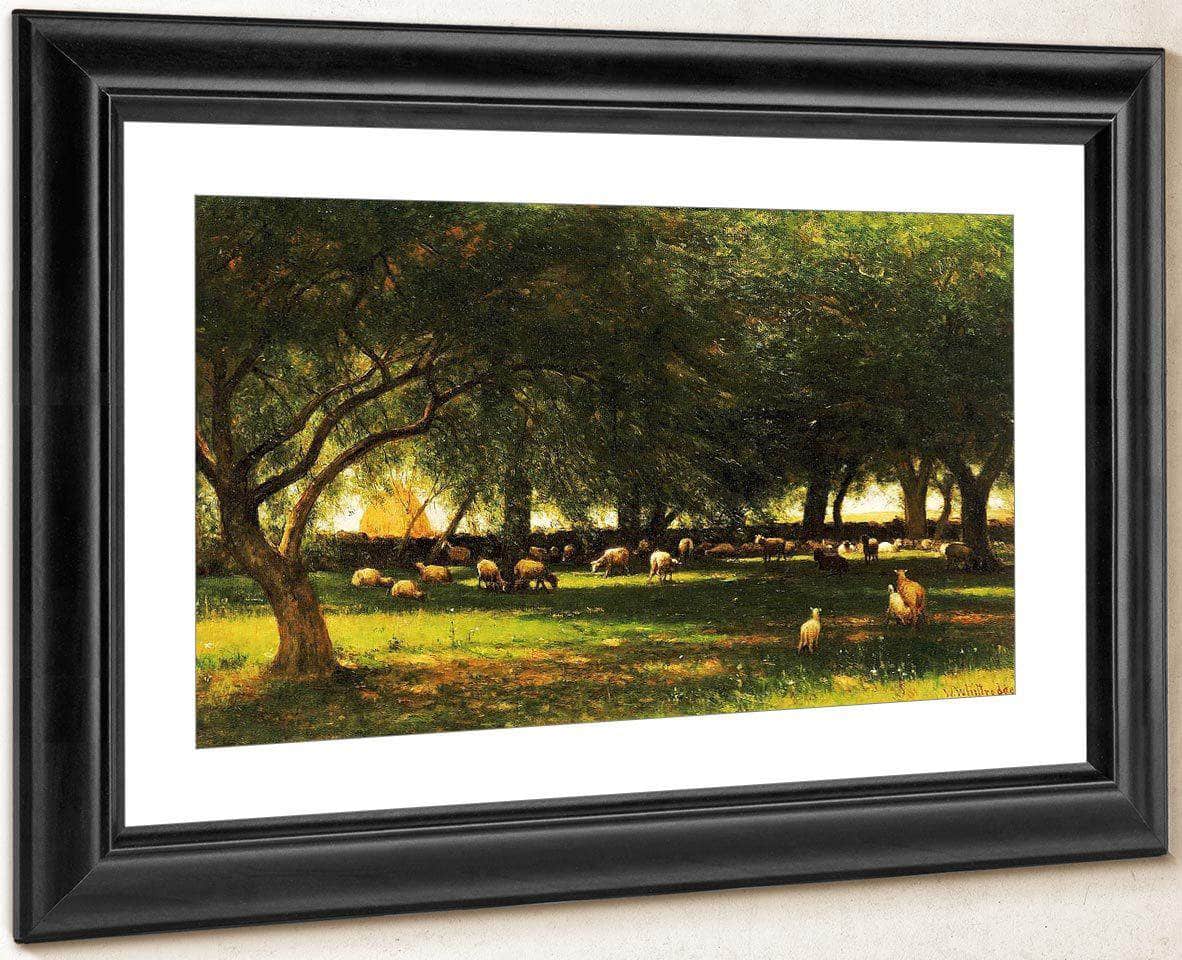 Noon In The Orchard By Worthington Whittredge - Image 4