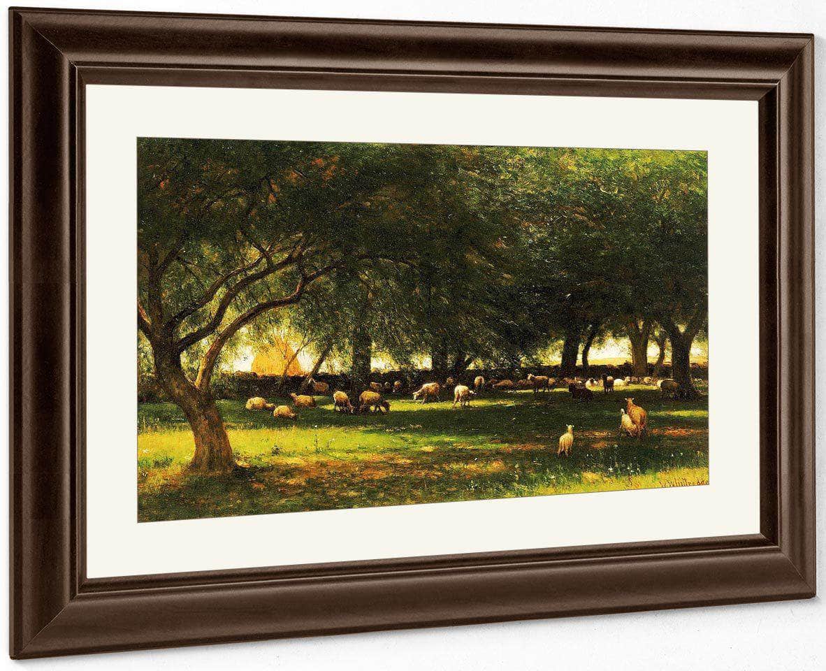 Noon In The Orchard By Worthington Whittredge - Image 5