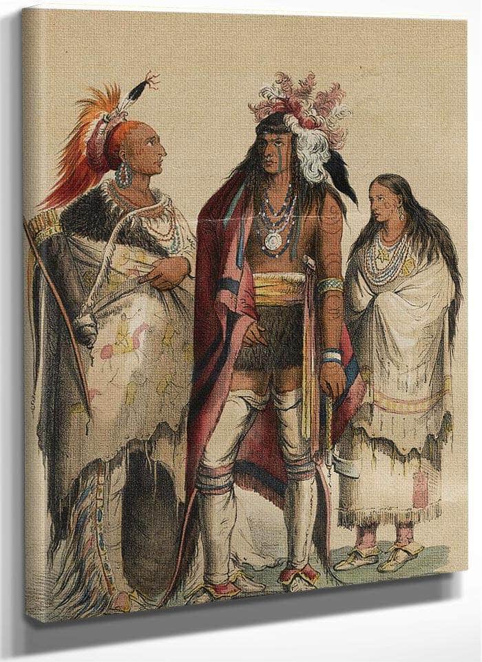 Nord Amerikas Indianer. Stockholm P.G. Berg, 1848 By George Catlin