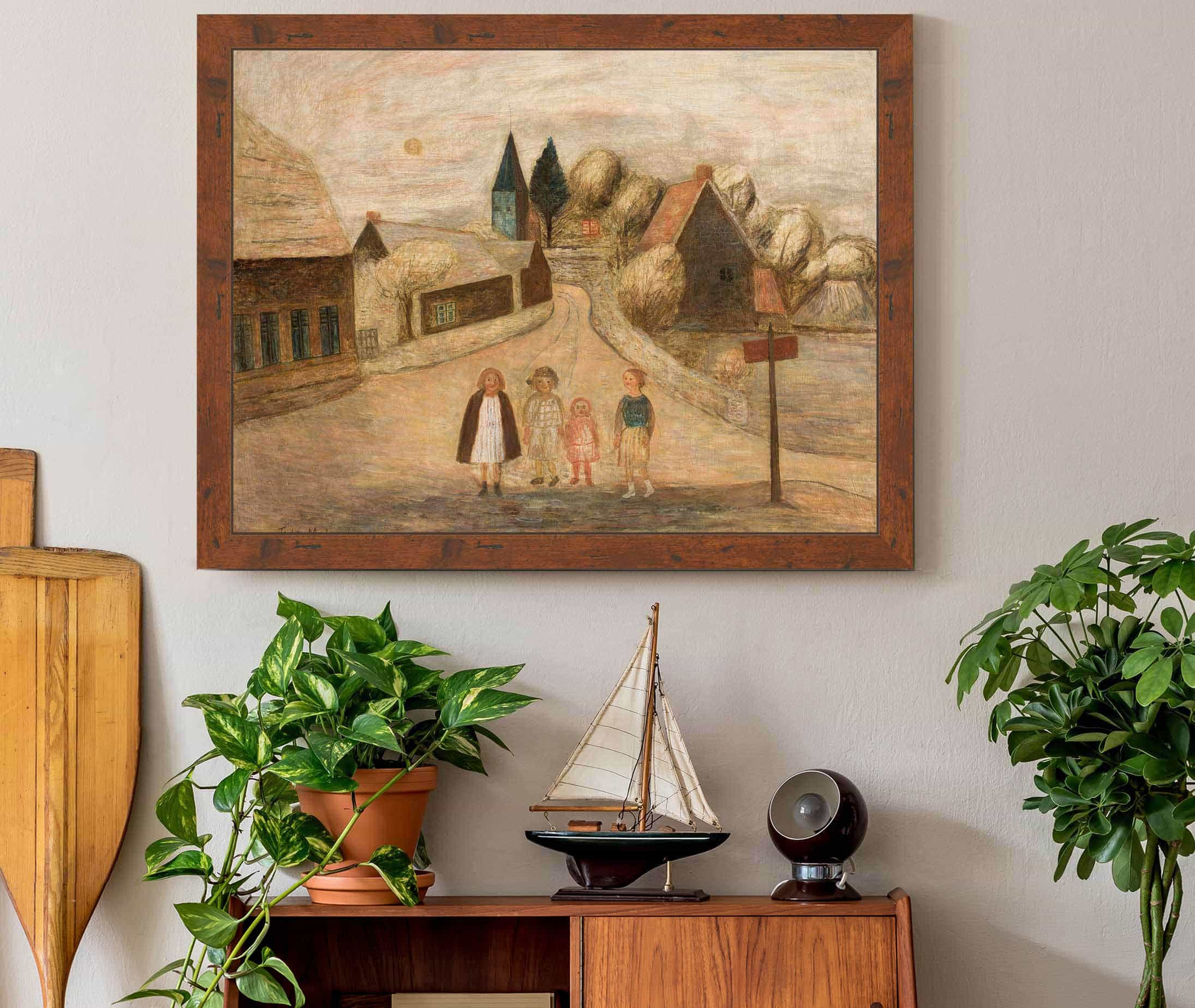Norman Landscape Breuilpont by Tadeusz Makowski - Image 3
