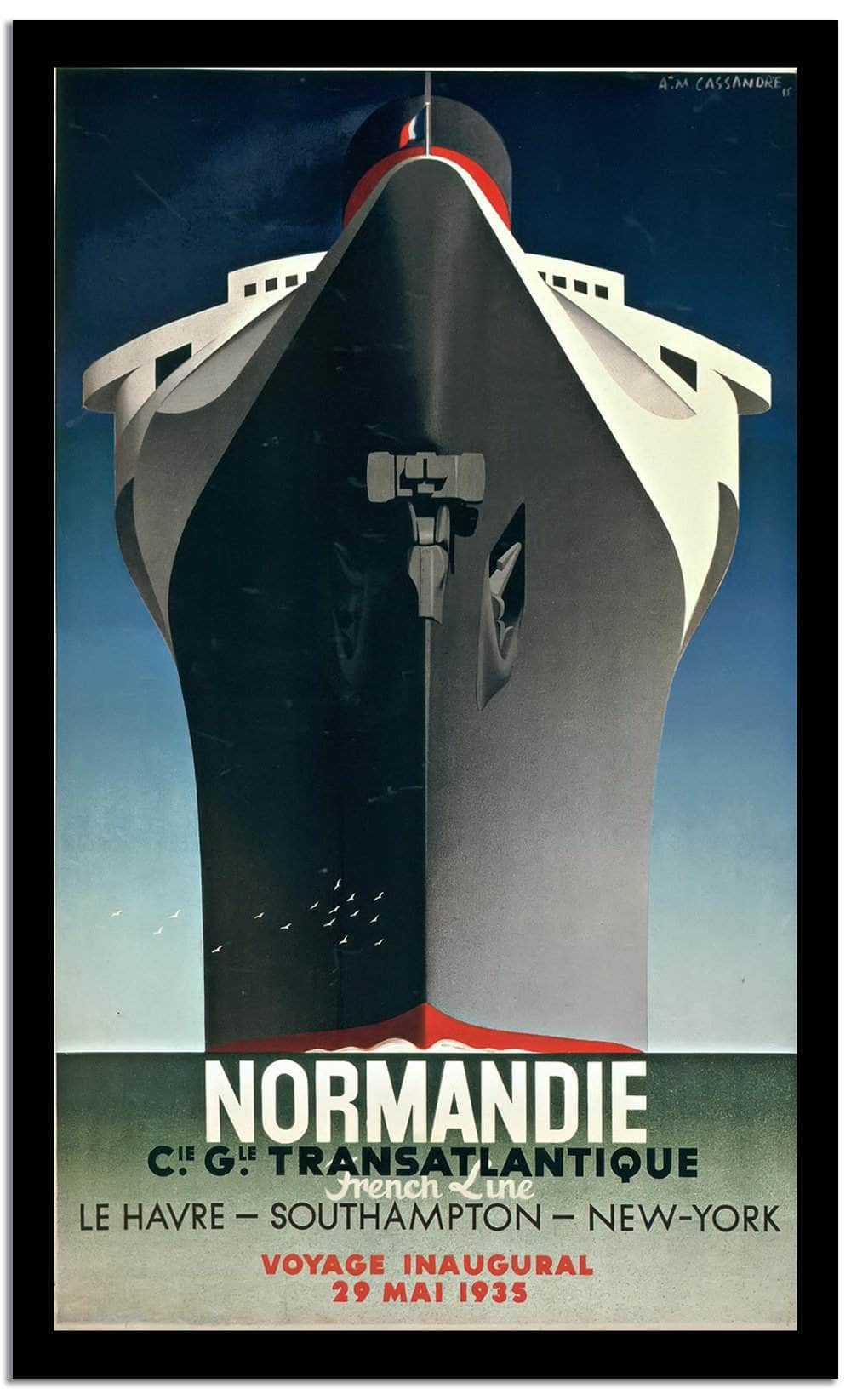 Normandie Vintage Poster - Image 2