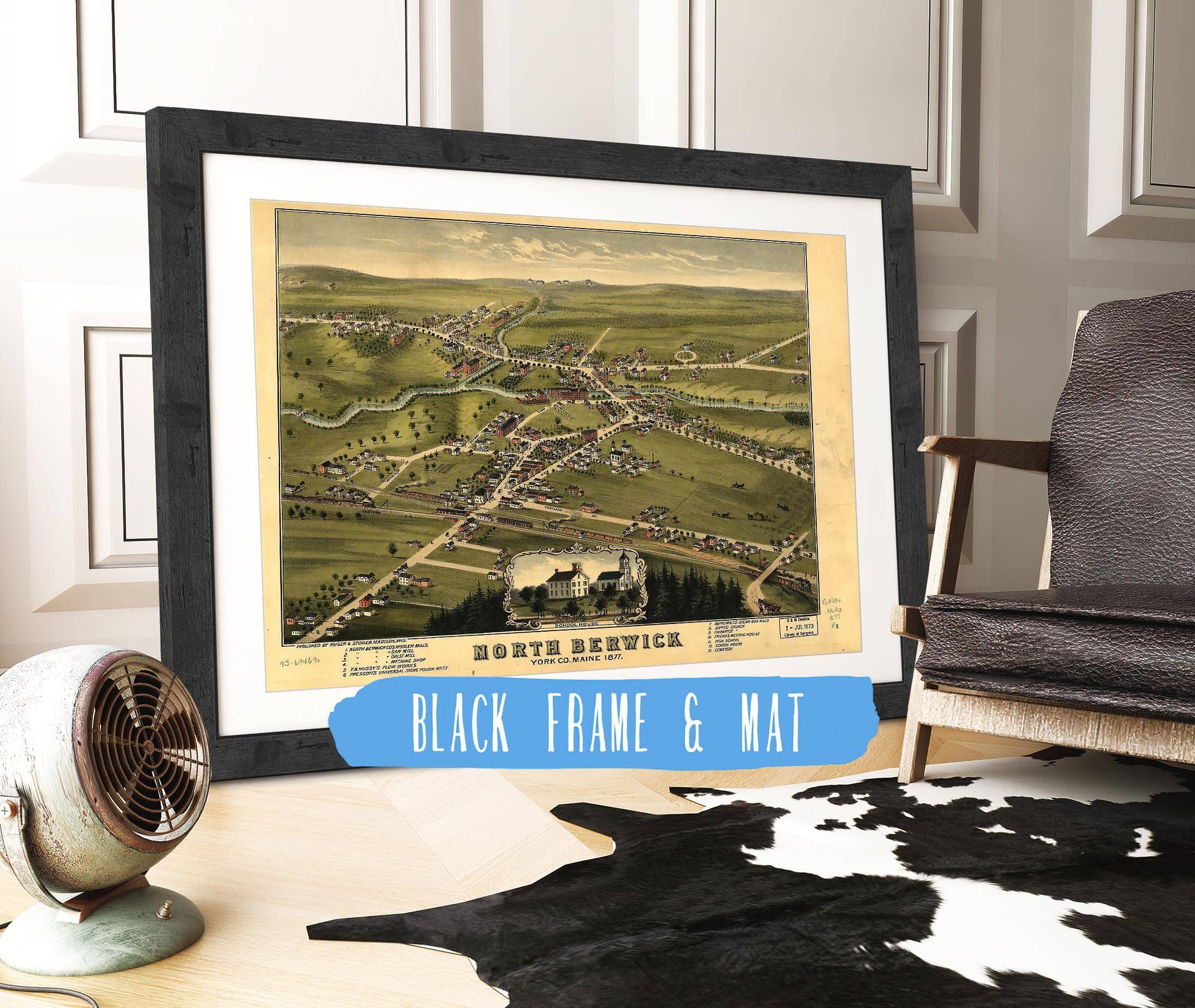 North Berwick York Co Maine 1877 State of Maine - Image 3