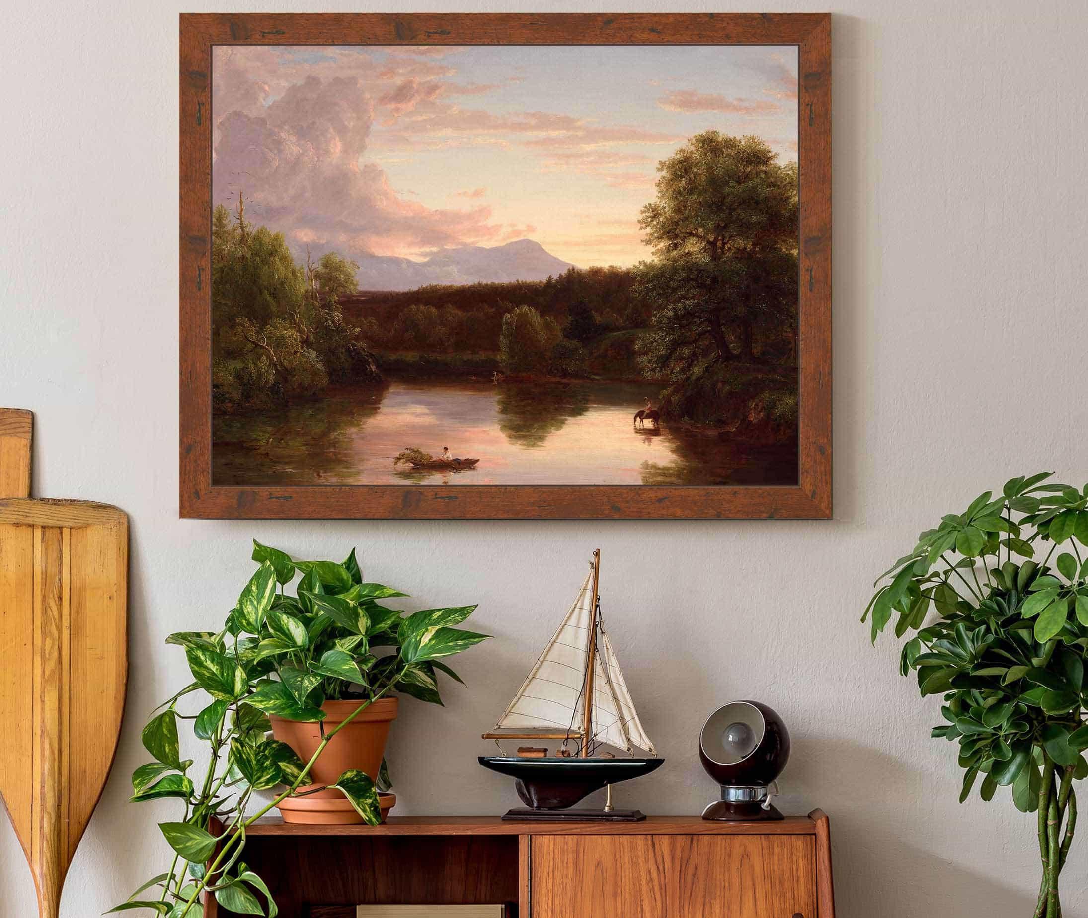 North Mountain And Catskill Creek by Thomas Cole - Image 3
