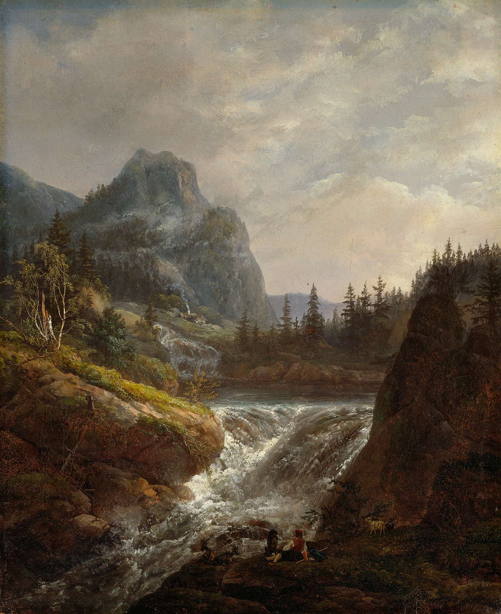 Norwegian Landscape by Johan Christian Dahl - Image 2