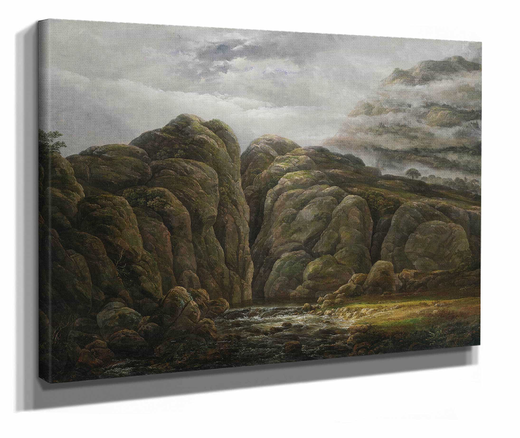 Norwegian Mountain Landscape by Johan Christian Dahl - Image 2