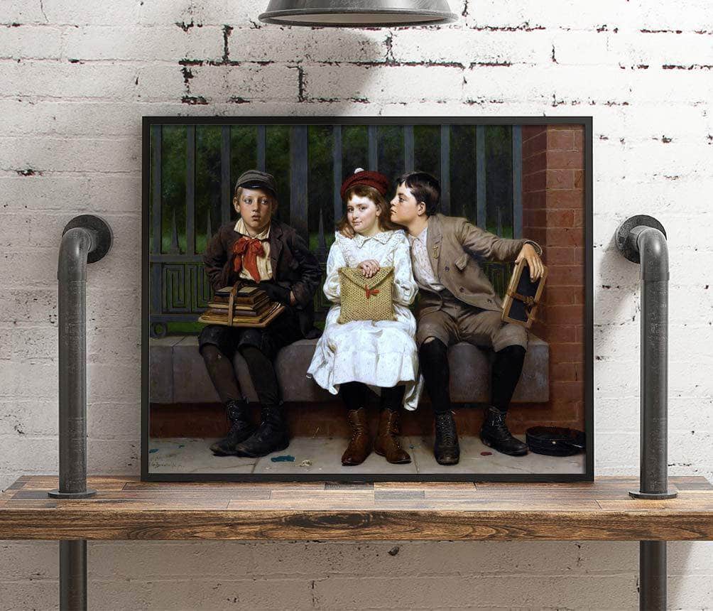Not In It Painting John George Brown Canvas Art - Image 4