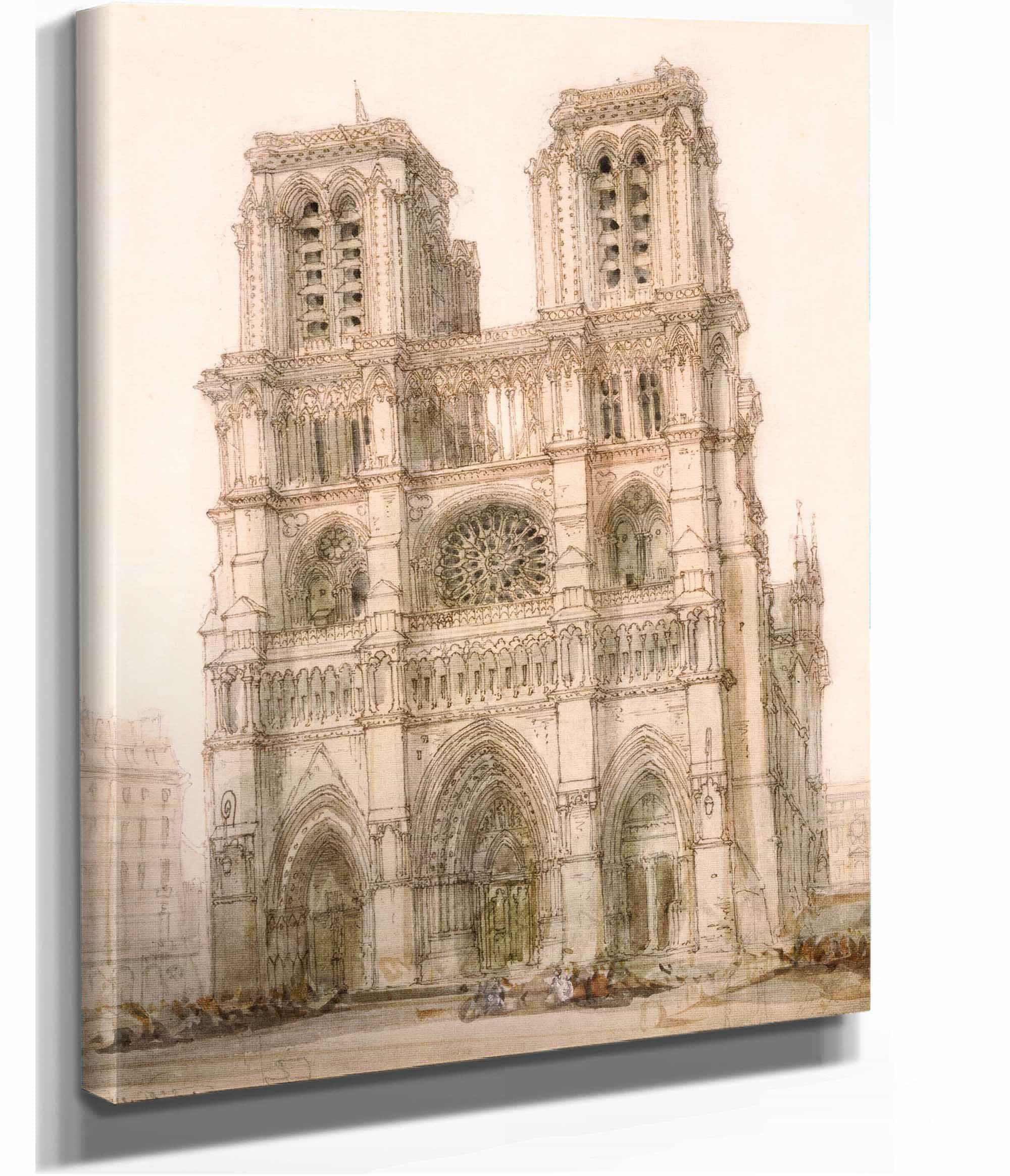 Notre Dame Paris by David Roberts - Image 2