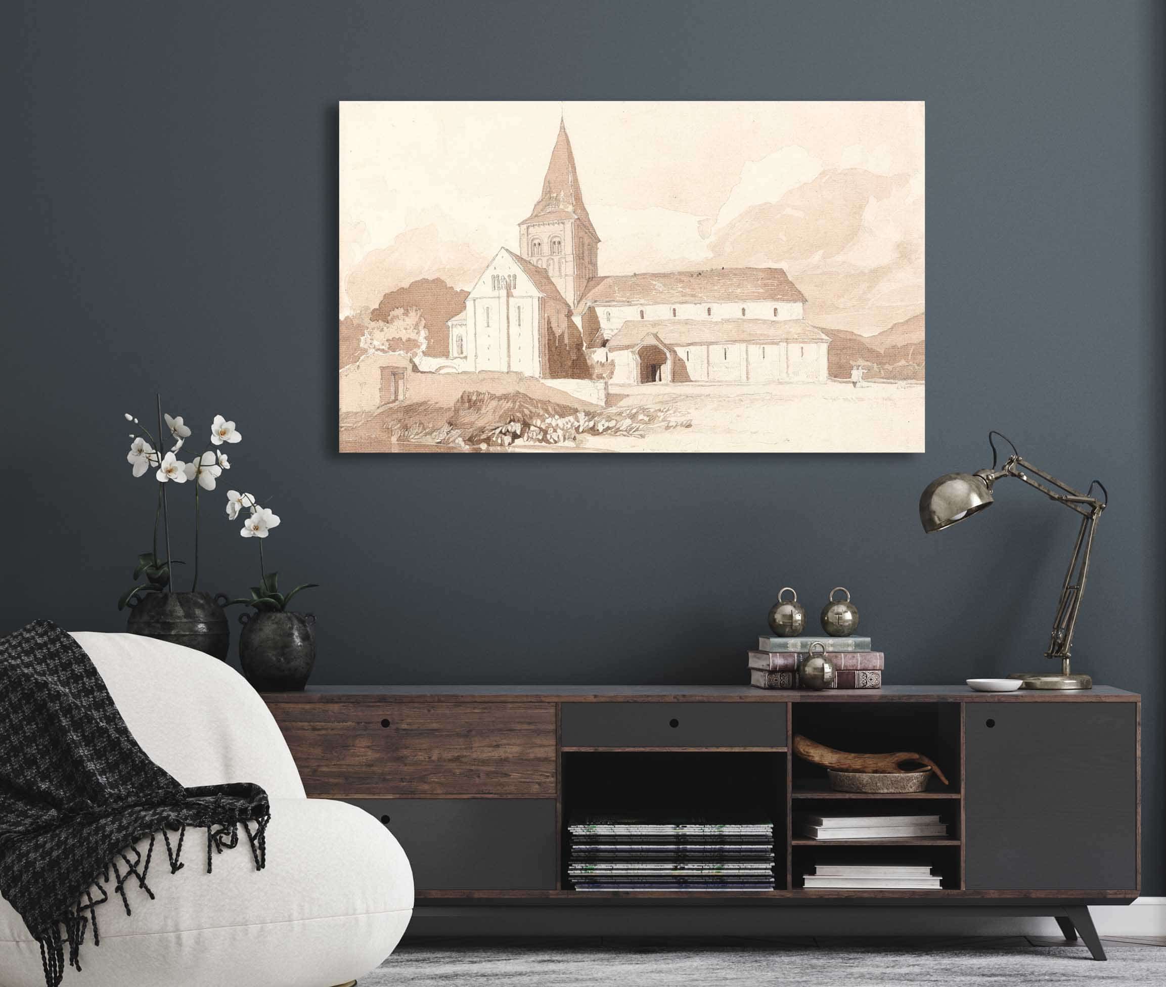 Notre Dame Sur Leau Domfront Normandy by John Sell Cotman - Image 5
