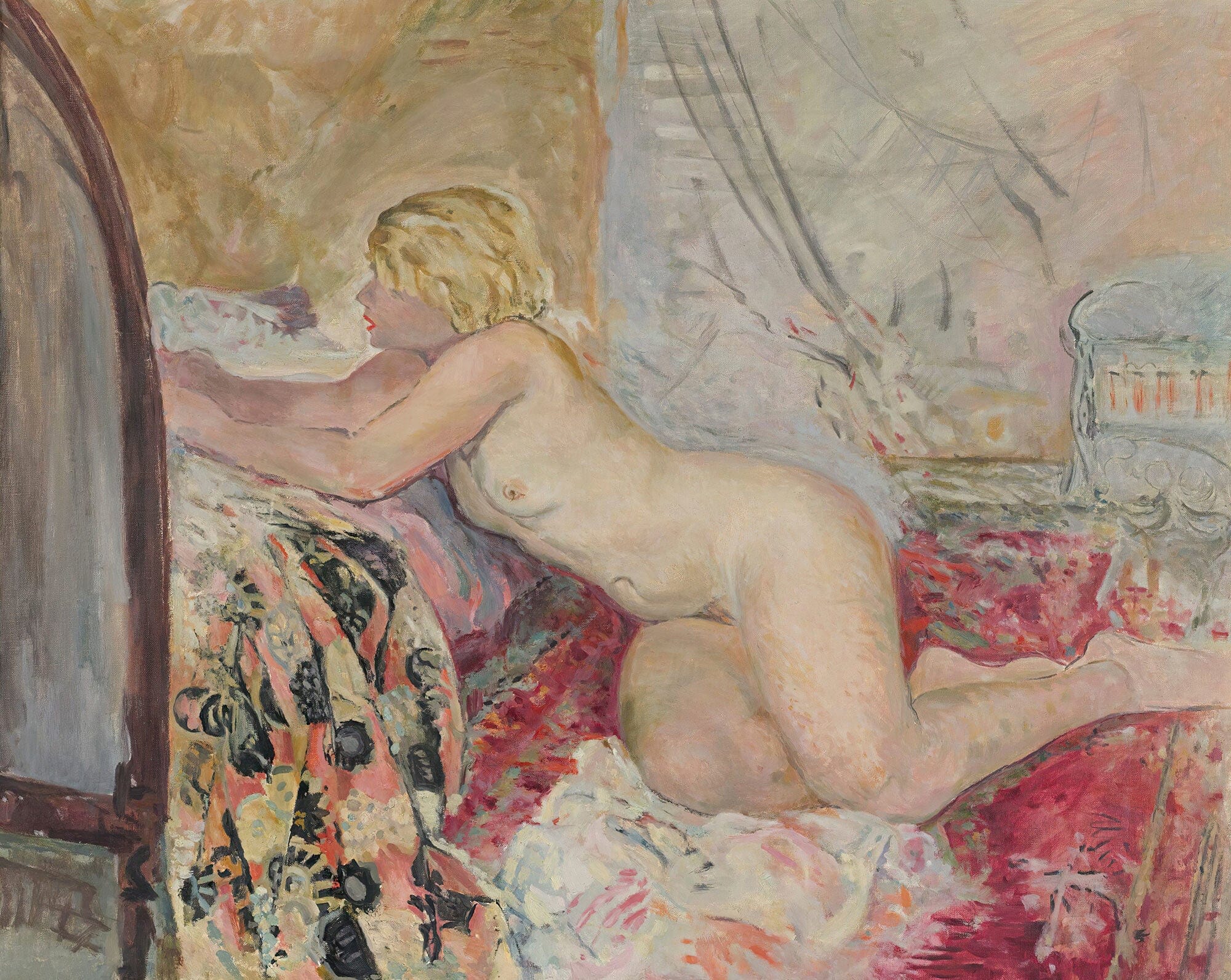 Nu Allonge Contre Un Lit by Henri Lebasque - Image 2