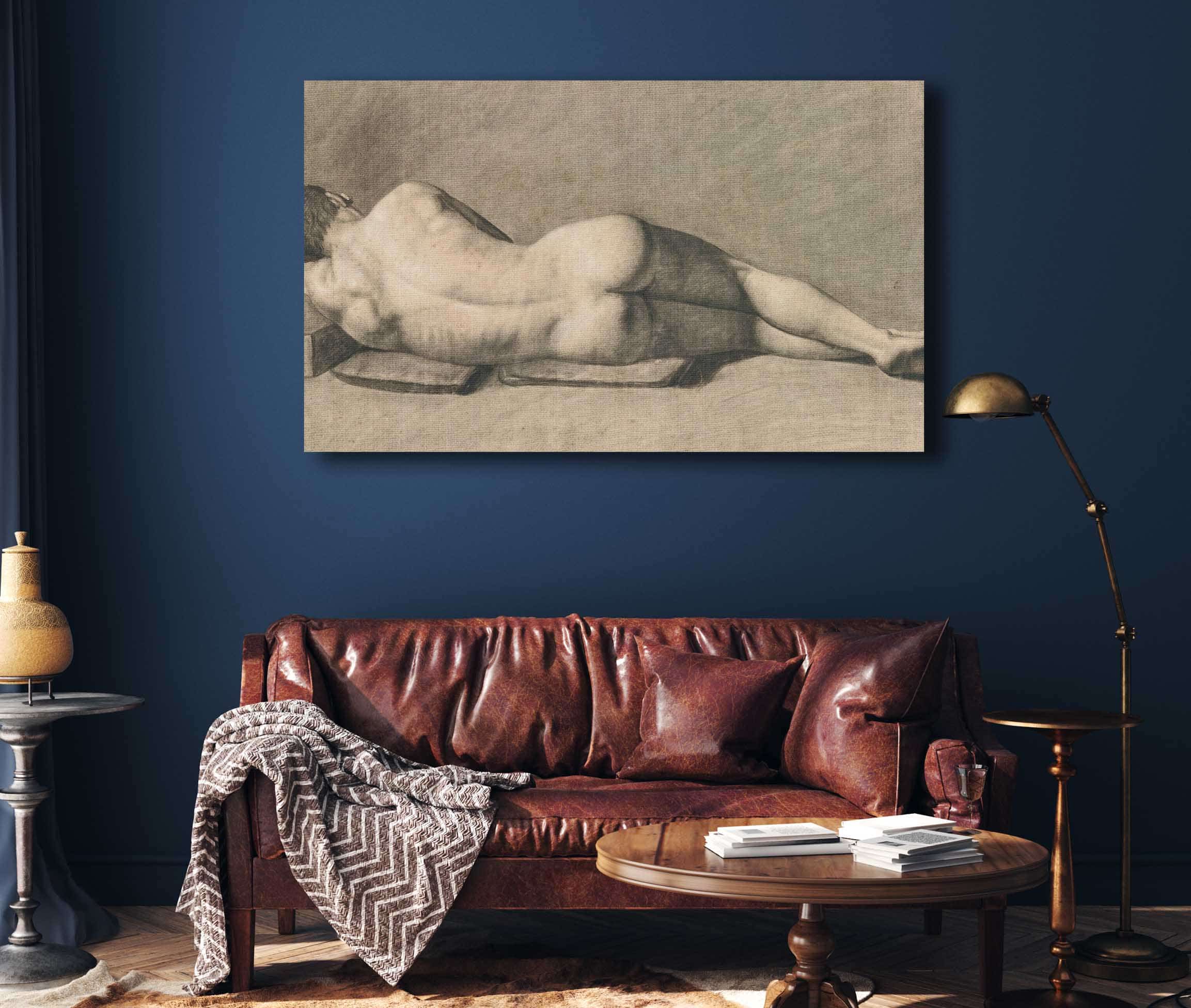 Nu Dhomme by Jean Baptiste Camille Corot - Image 4