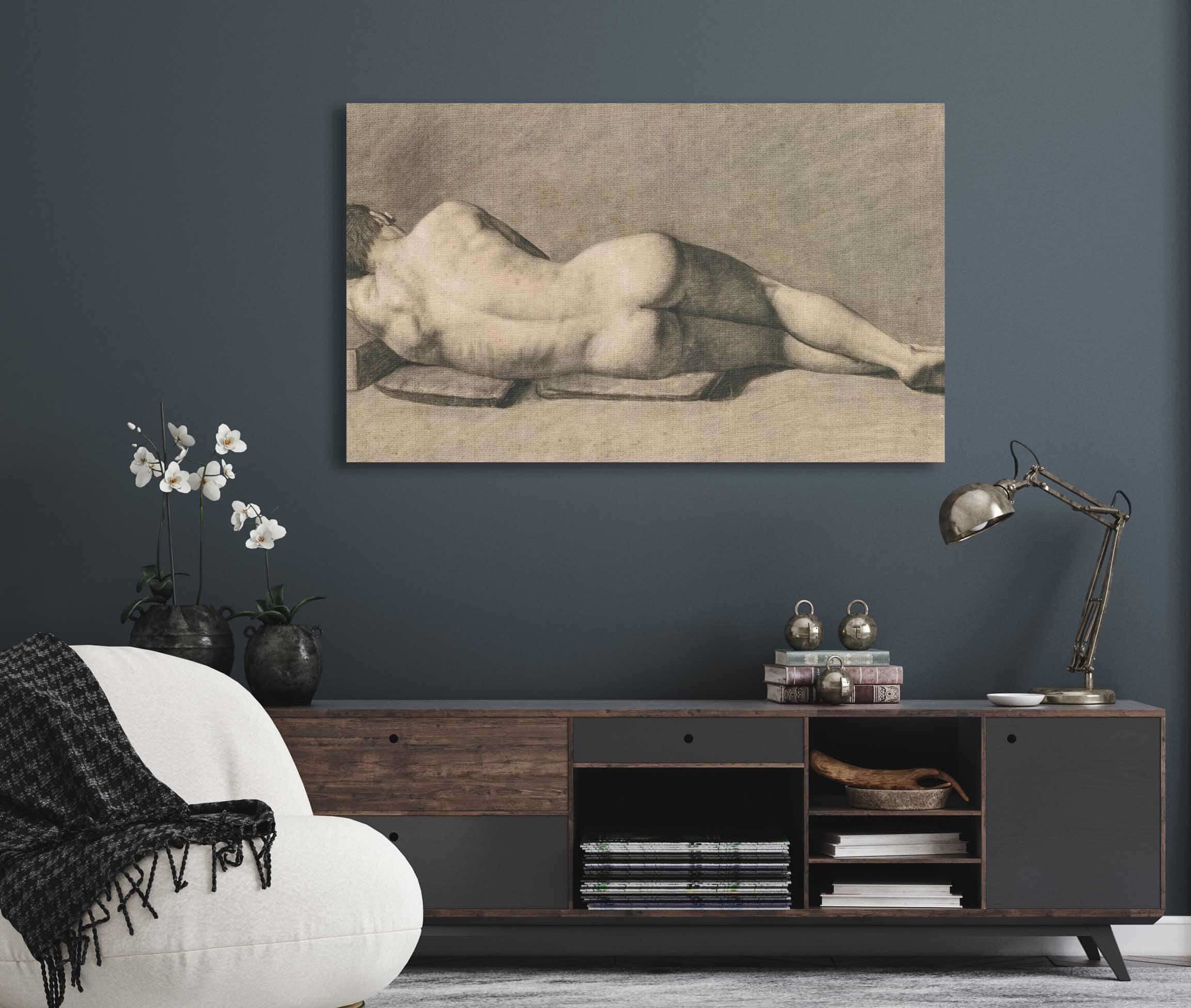 Nu Dhomme by Jean Baptiste Camille Corot - Image 5