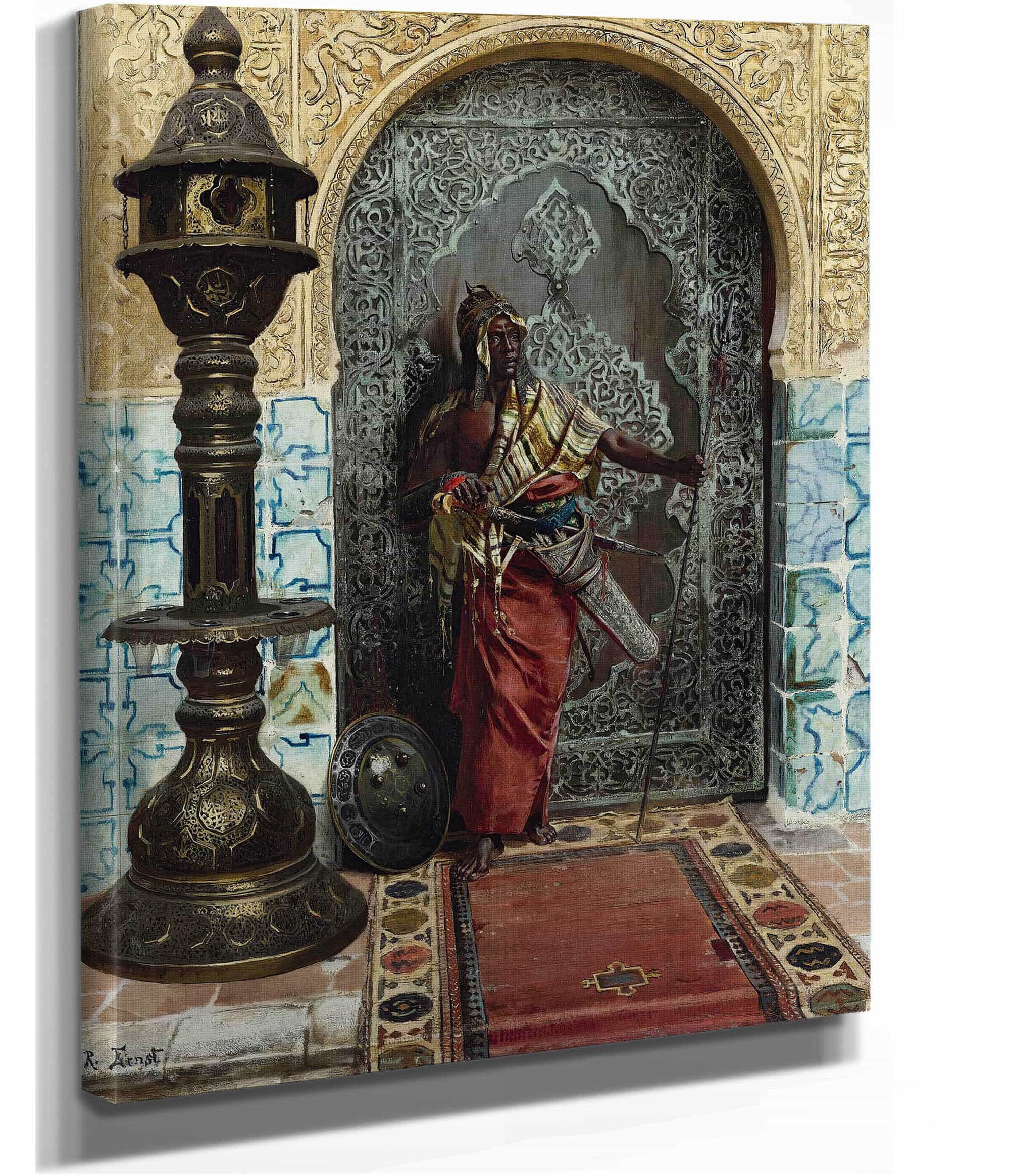 Nubian Guard by Rudolf Ernst - Image 2