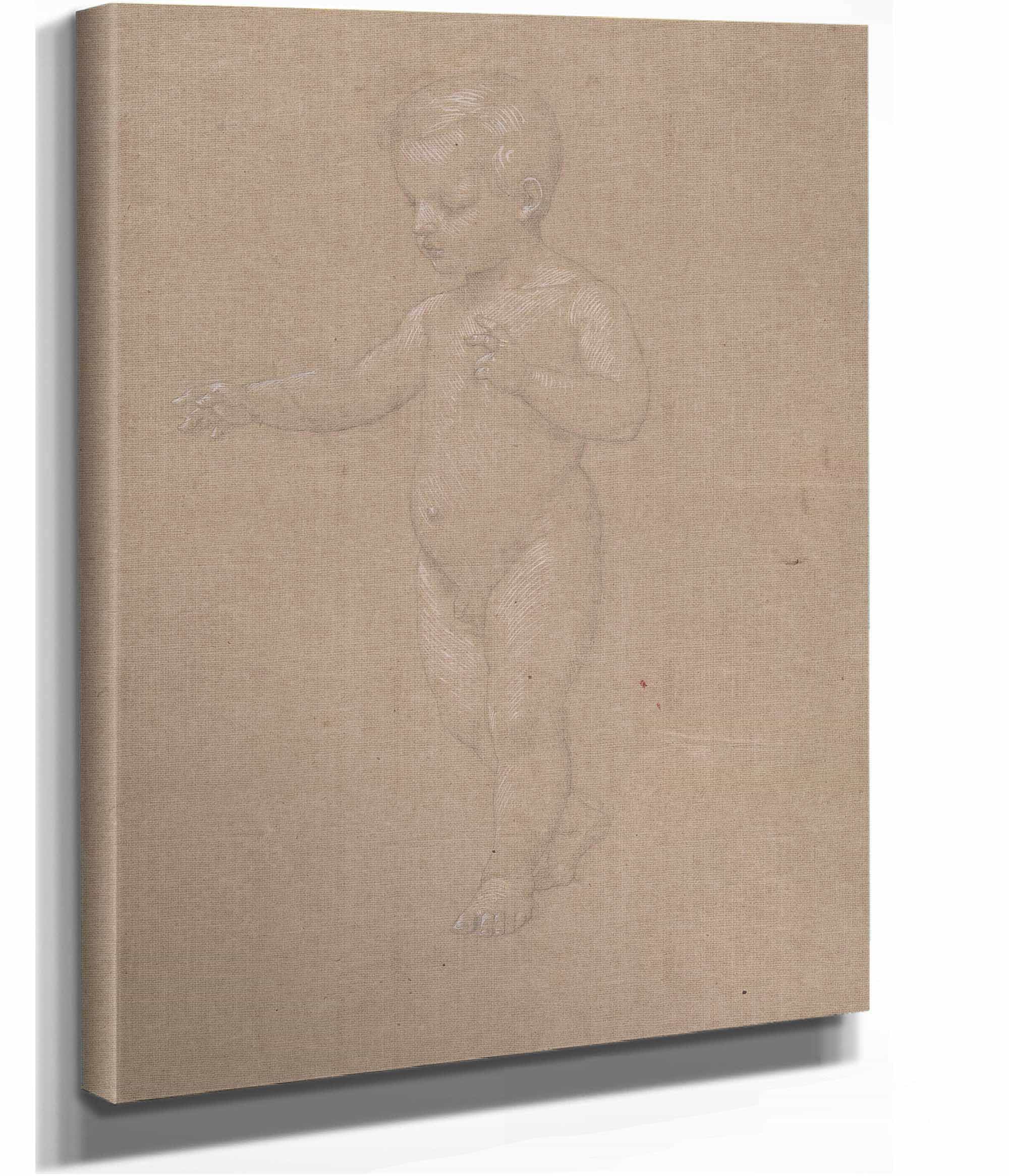 Nude Boy Walking To The Left by Anselm Feuerbach - Image 2
