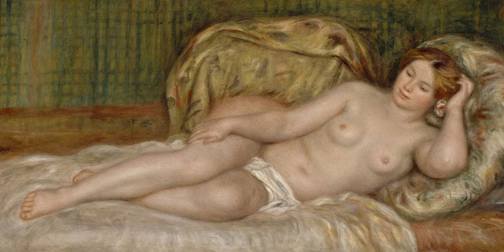Nude On Cushions, Also Called Large Nude (Nu Sur Les Coussins, Dit Aussi Grand Nu) By Pierre Auguste Renoir - Image 2