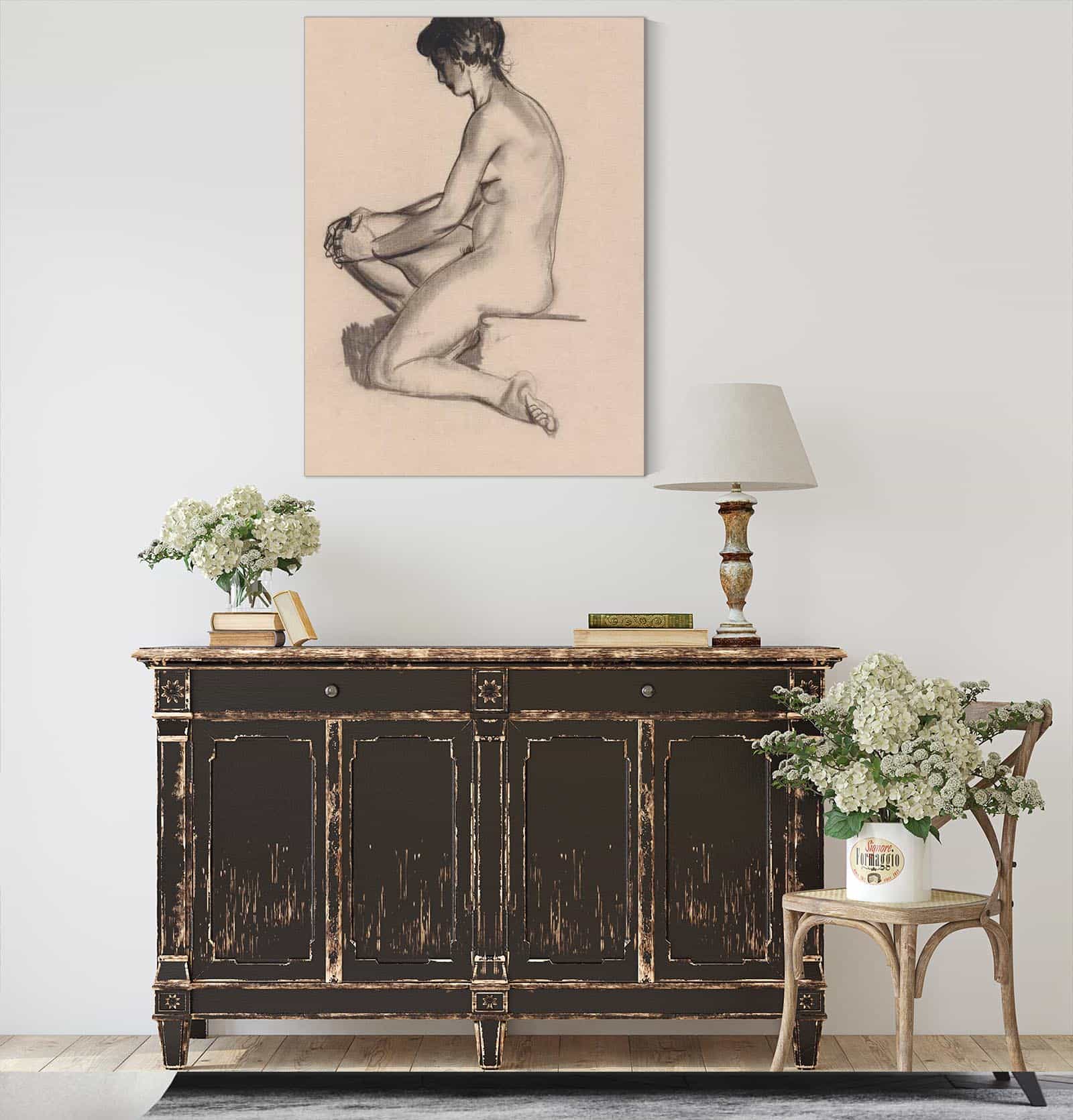 Nude Woman by George Wesley Bellows - Image 4