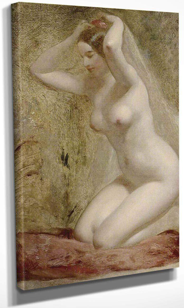 Nude Woman Kneeling By William Etty - Image 4