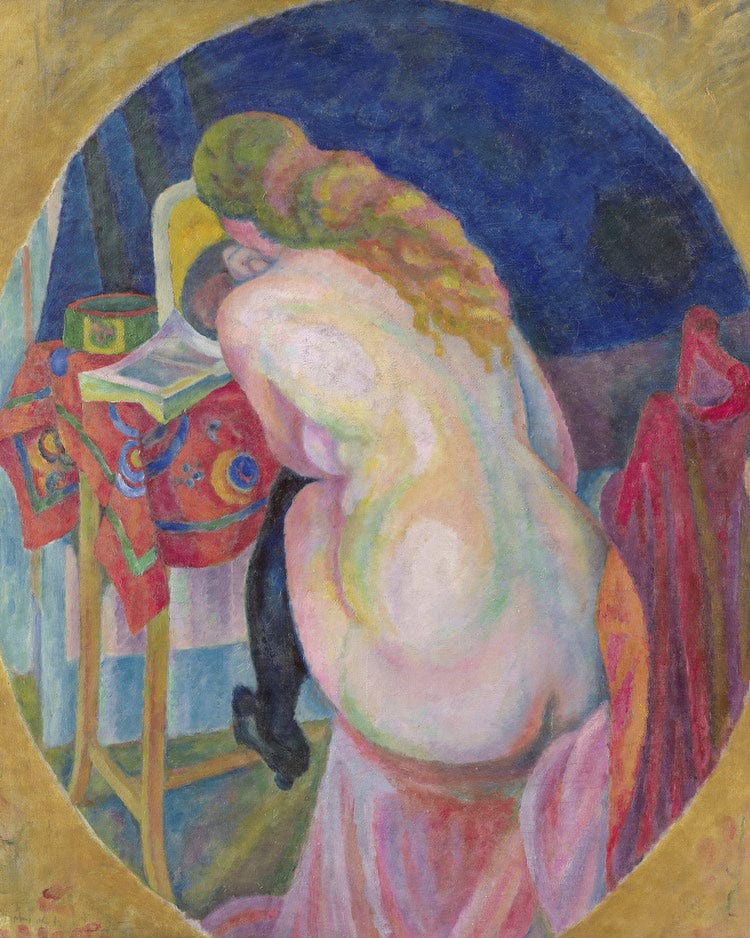 Nude Woman Reading By Robert Delaunay - Image 6