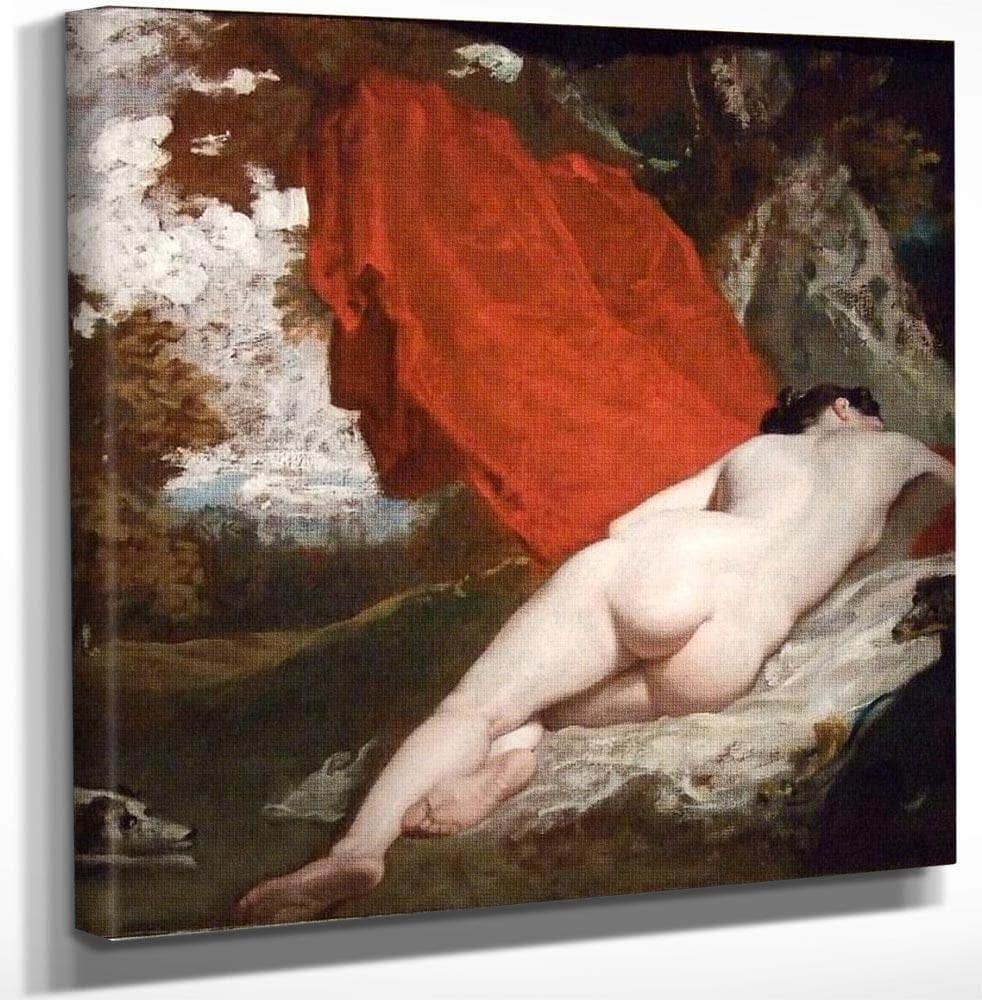 Nude Woman Reclining 3 By William Etty - Image 3