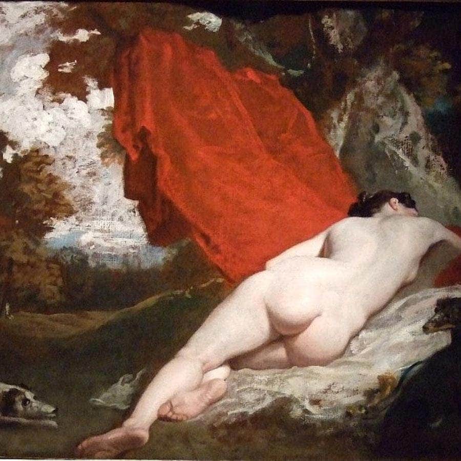 Nude Woman Reclining 3 By William Etty - Image 5