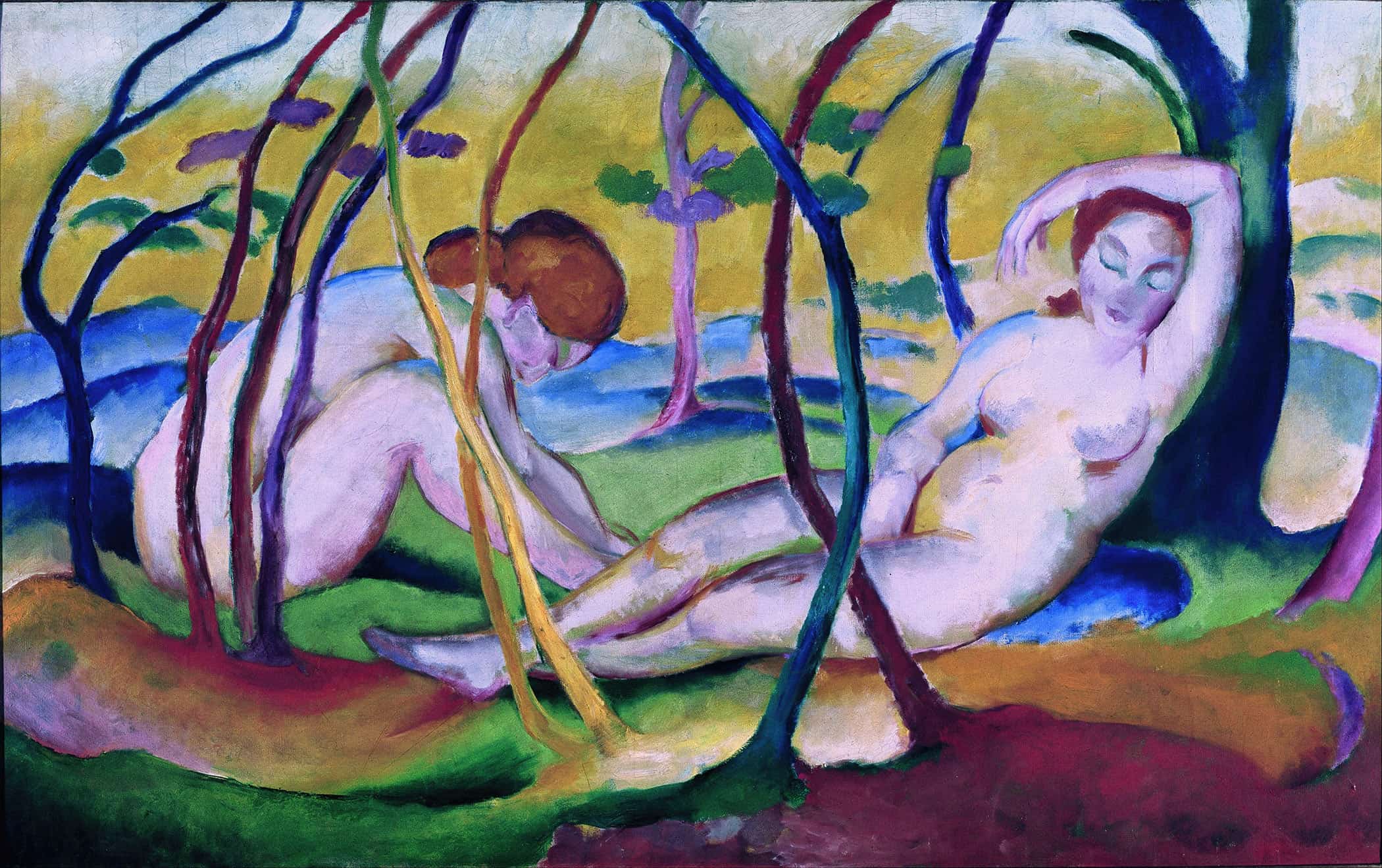 Nudes Under Trees by Franz Marc - Image 2