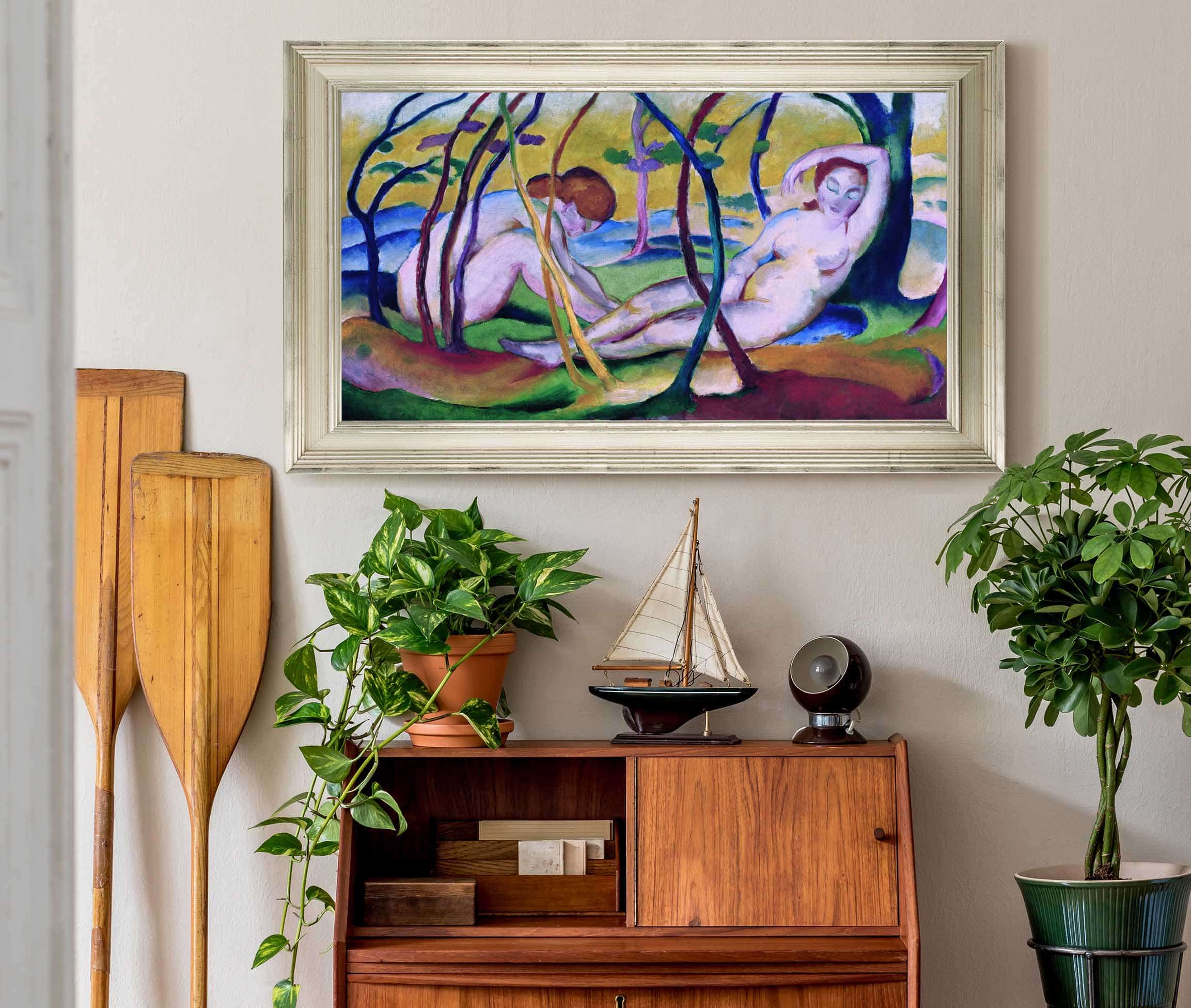 Nudes Under Trees by Franz Marc - Image 6