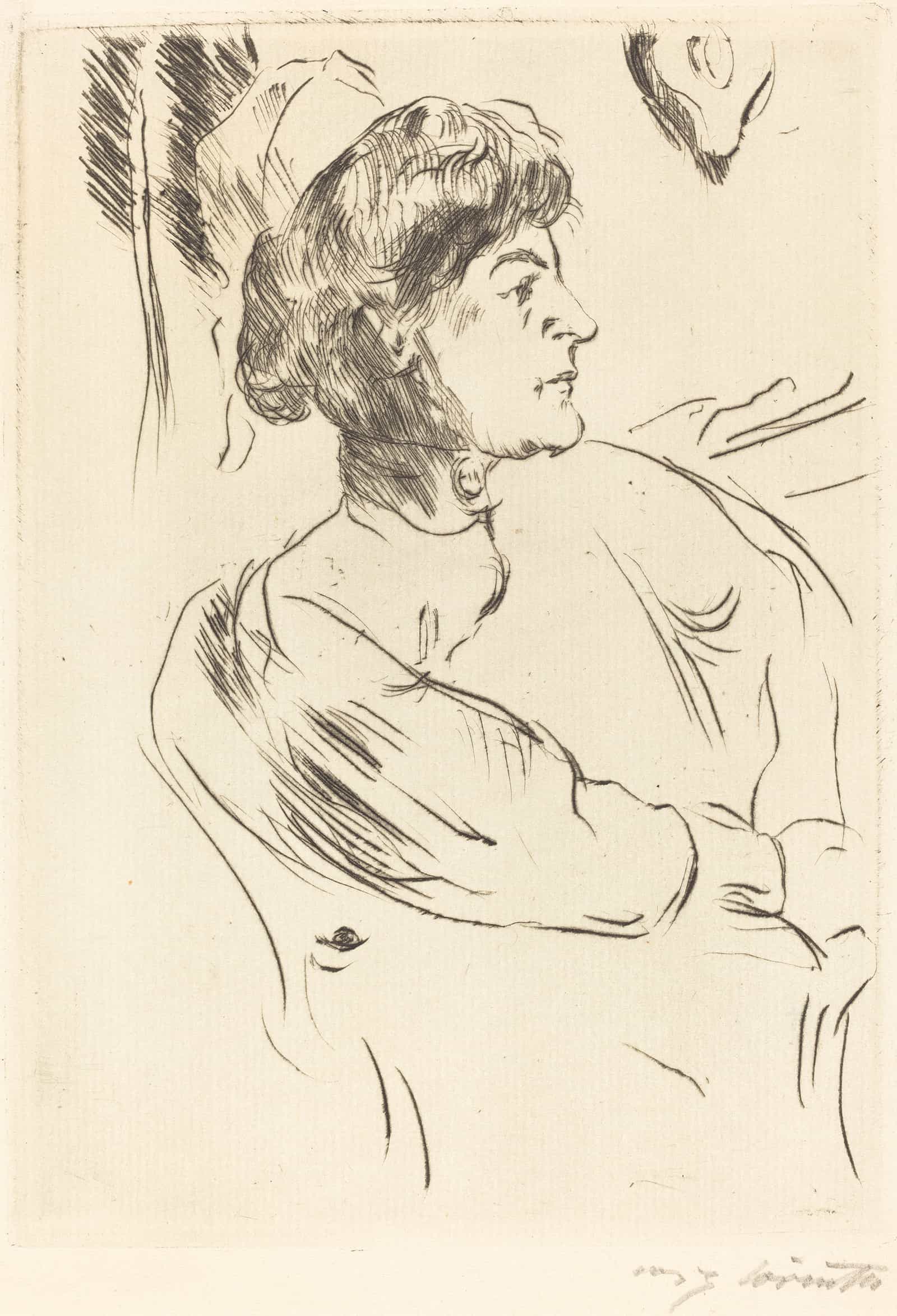 Nurse Krankenschwester by Lovis Corinth