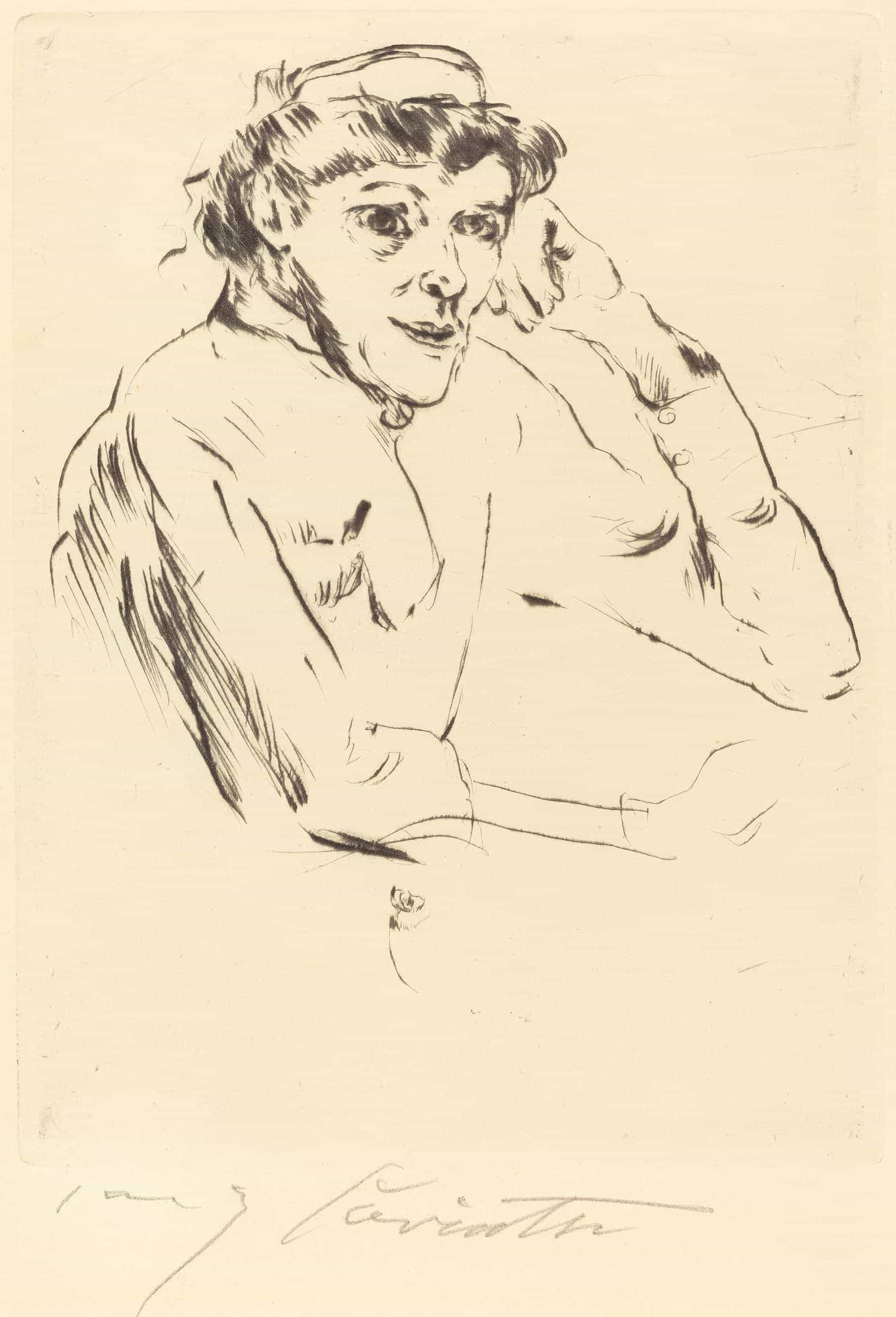 Nurse Pflegerin by Lovis Corinth