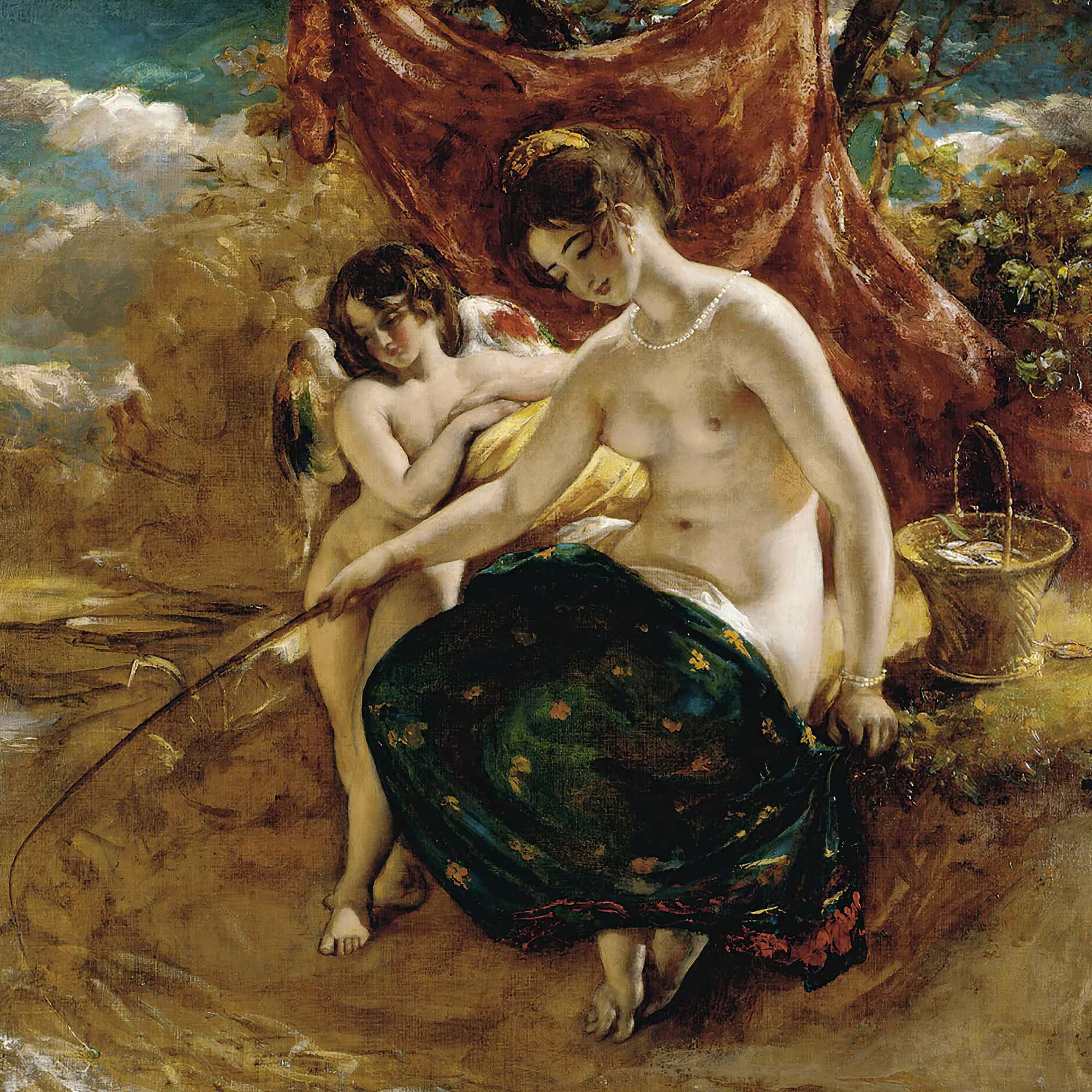 Nymph Angling by William Etty - Image 4