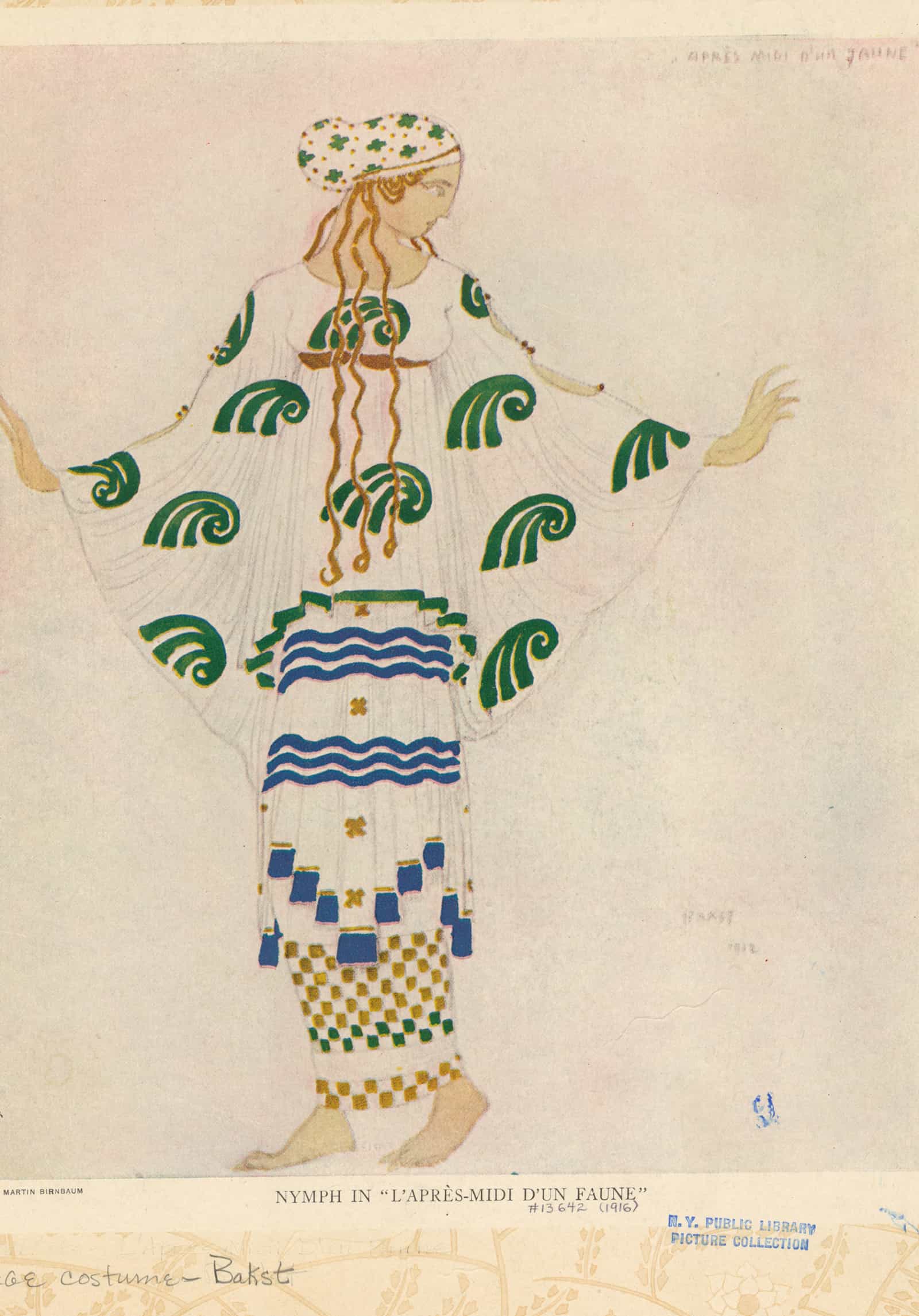 Nymph In Lapres Midi Dun Faune by Leon Bakst