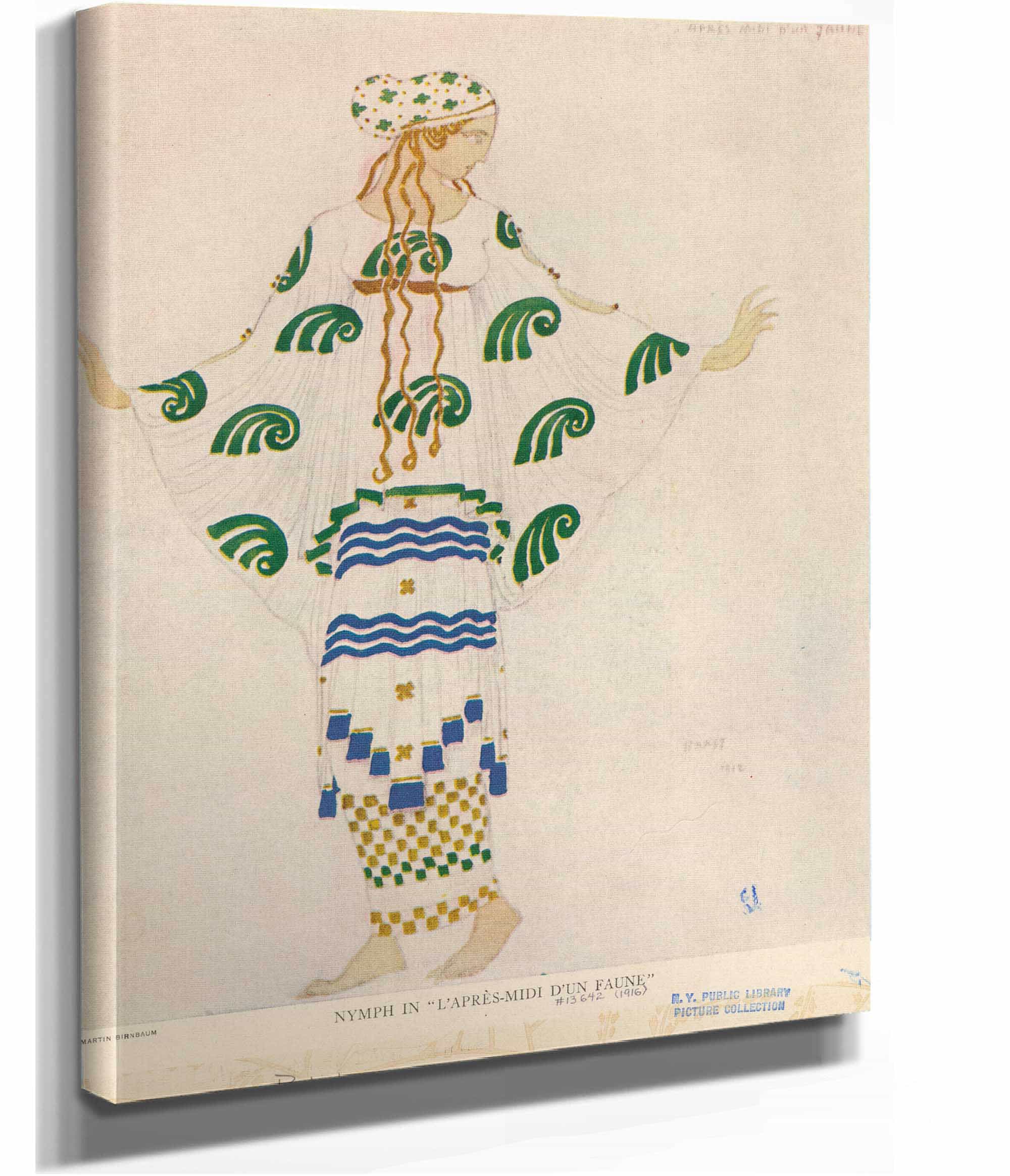 Nymph In Lapres Midi Dun Faune by Leon Bakst - Image 2