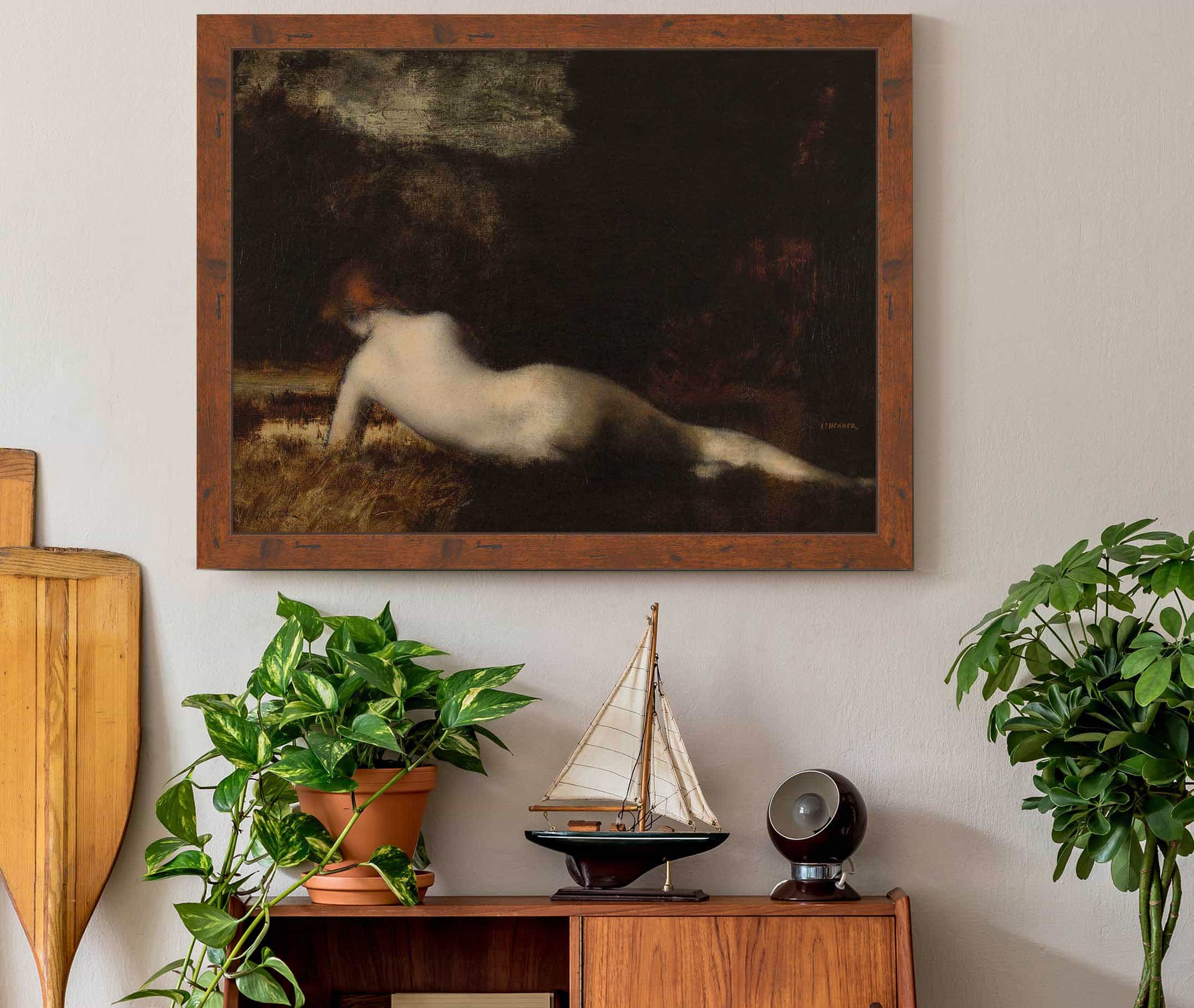 Nymphe Couchee by Jean Jacques Henner - Image 3