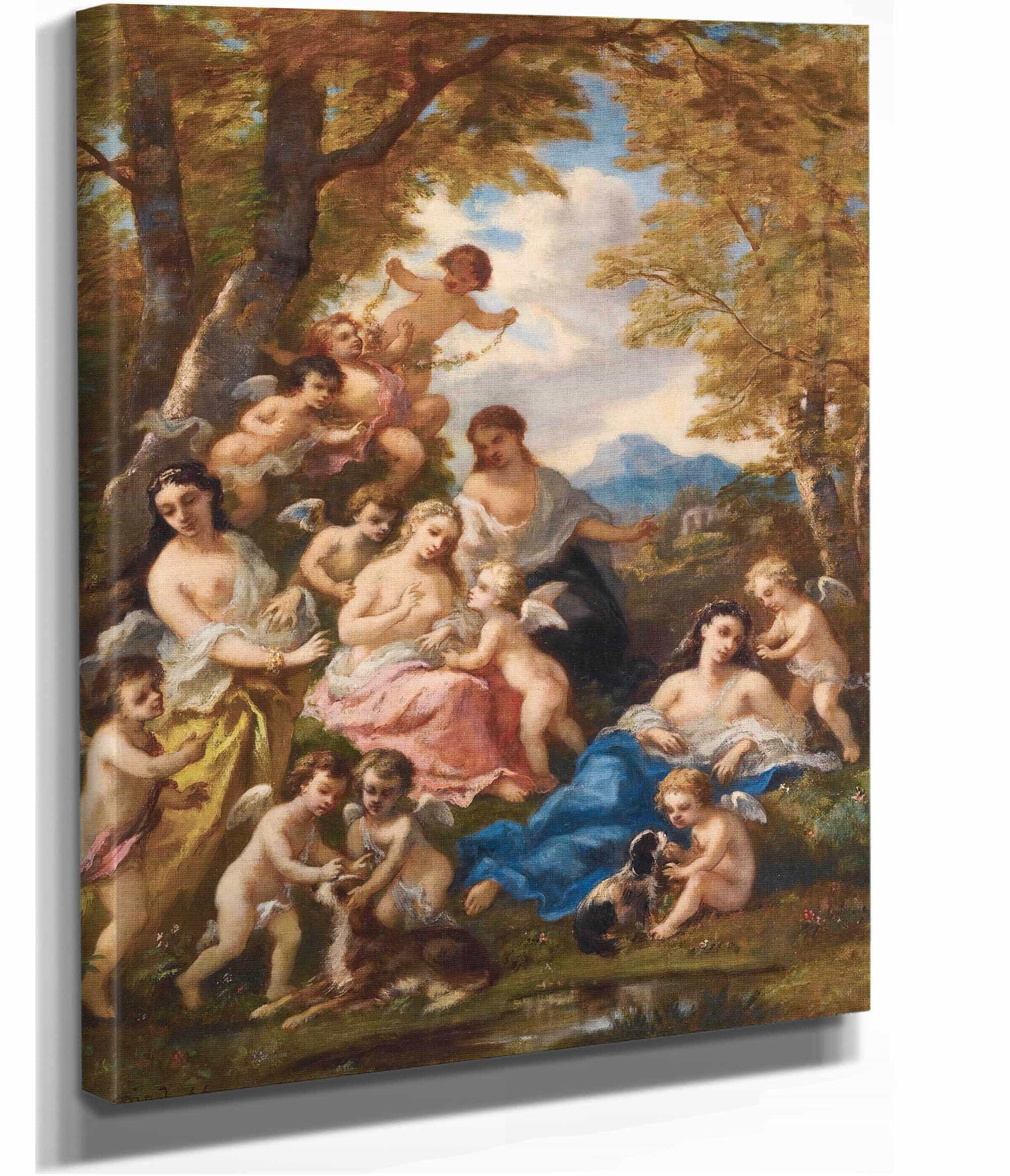 Nymphes Et Amours by Narcisse Virgile Diaz De La Pena - Image 2
