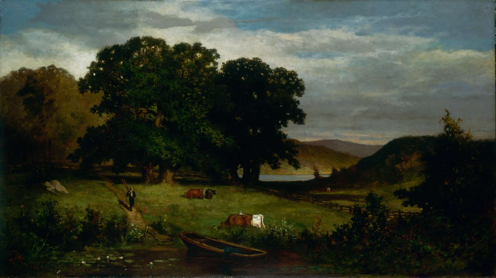Oak Trees by Edward Mitchell Bannister - Image 2