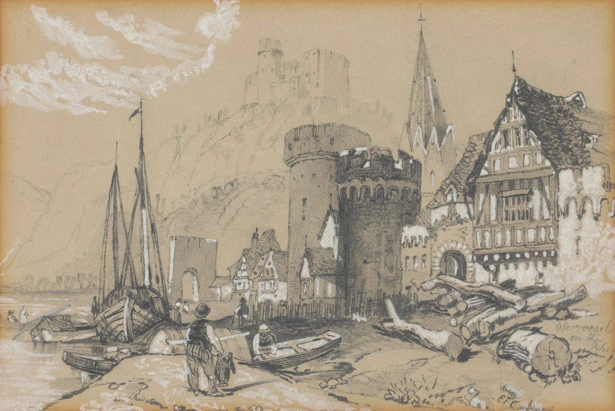 Oberwesel by Edward Theodore Compton - Image 2